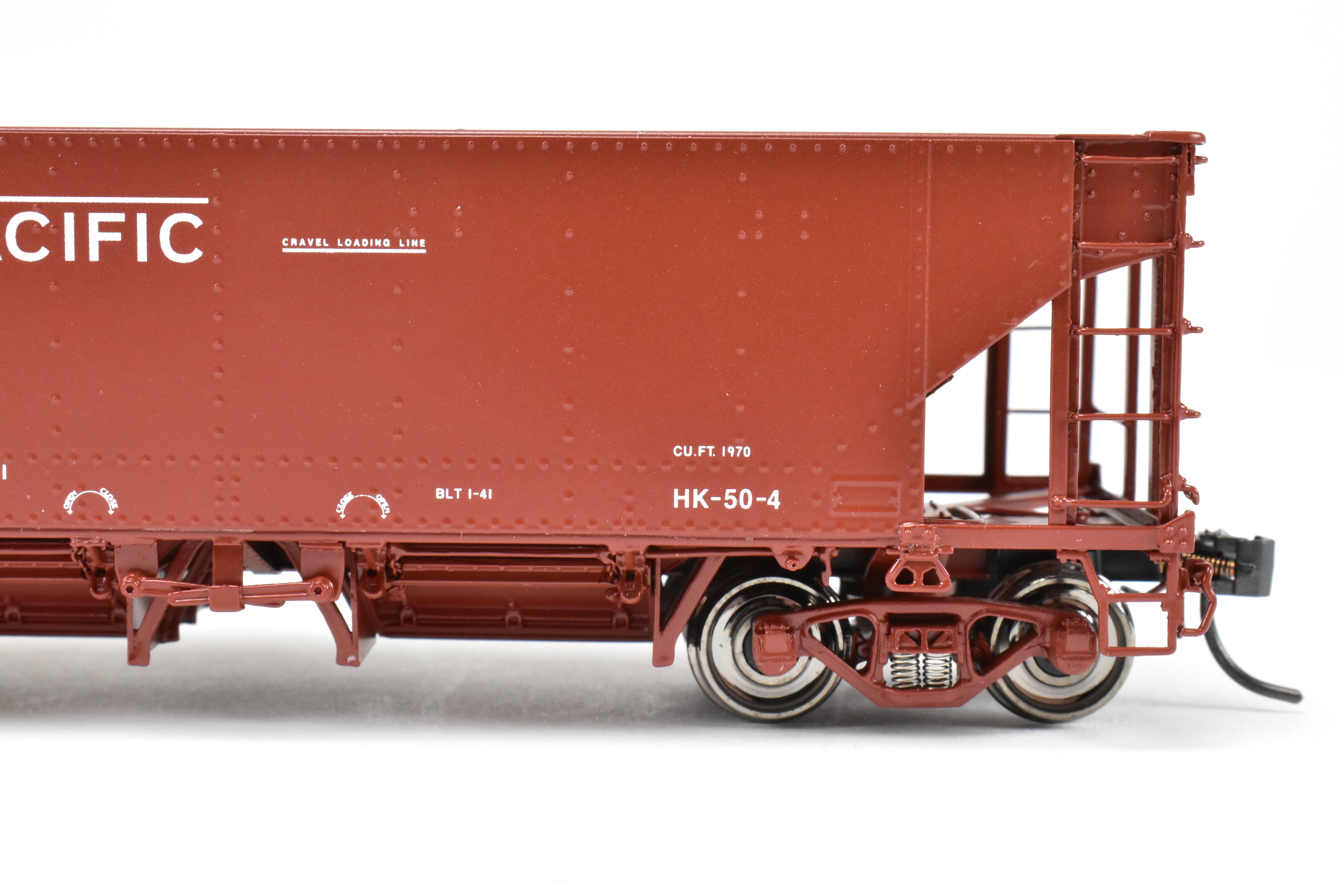 HO Scale Brass CIL - Challenger Imports Union Pacific Class HK - 50 - 4 ACF Hart Selective Ballast Car Model FP #87710 for Model Railroading Enthusiasts