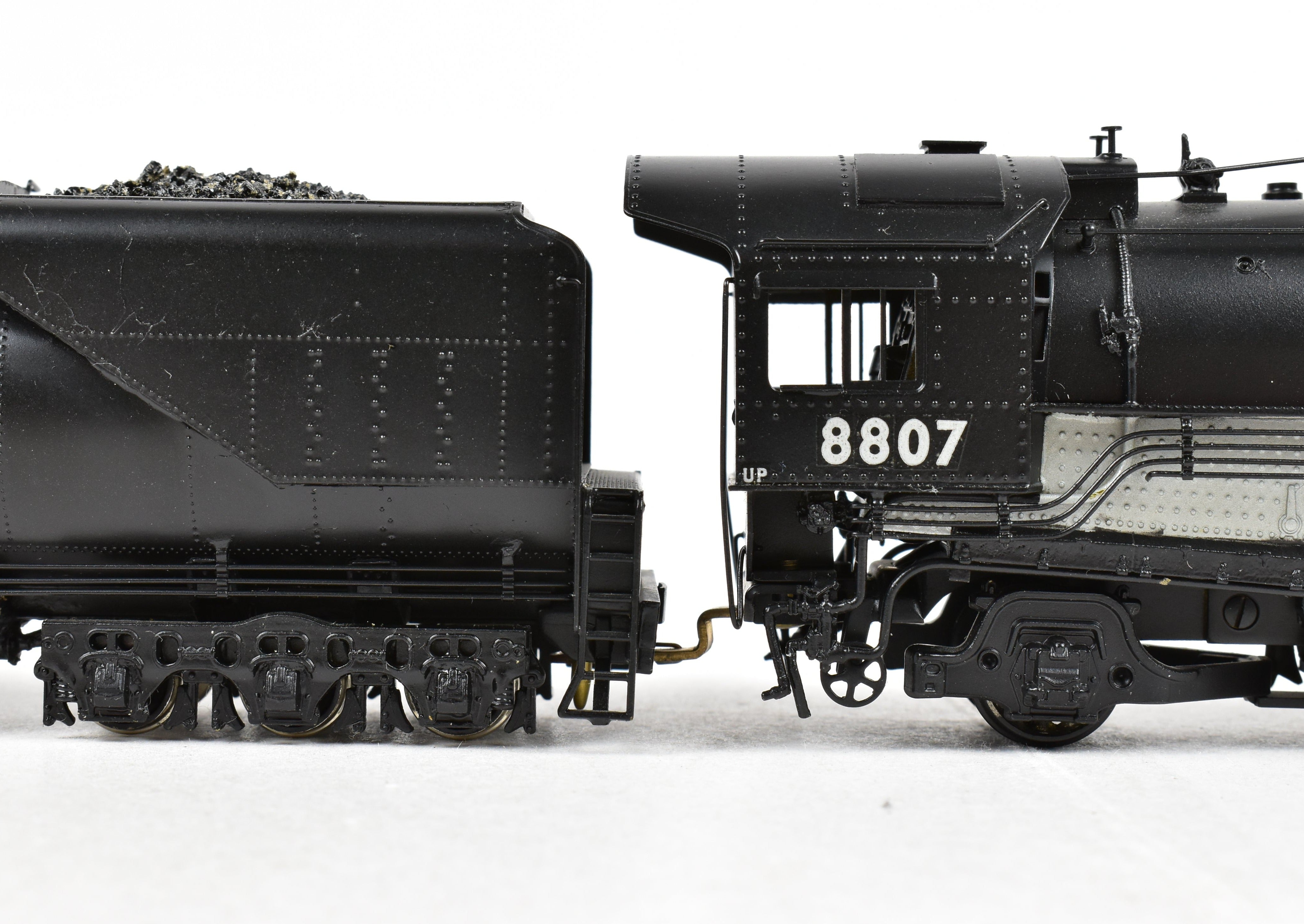 HO Scale Brass Train Model by Westside Model Co., Union Pacific 8800 Class 4-10-2 Locomotive, Custom Painted with Number 8807