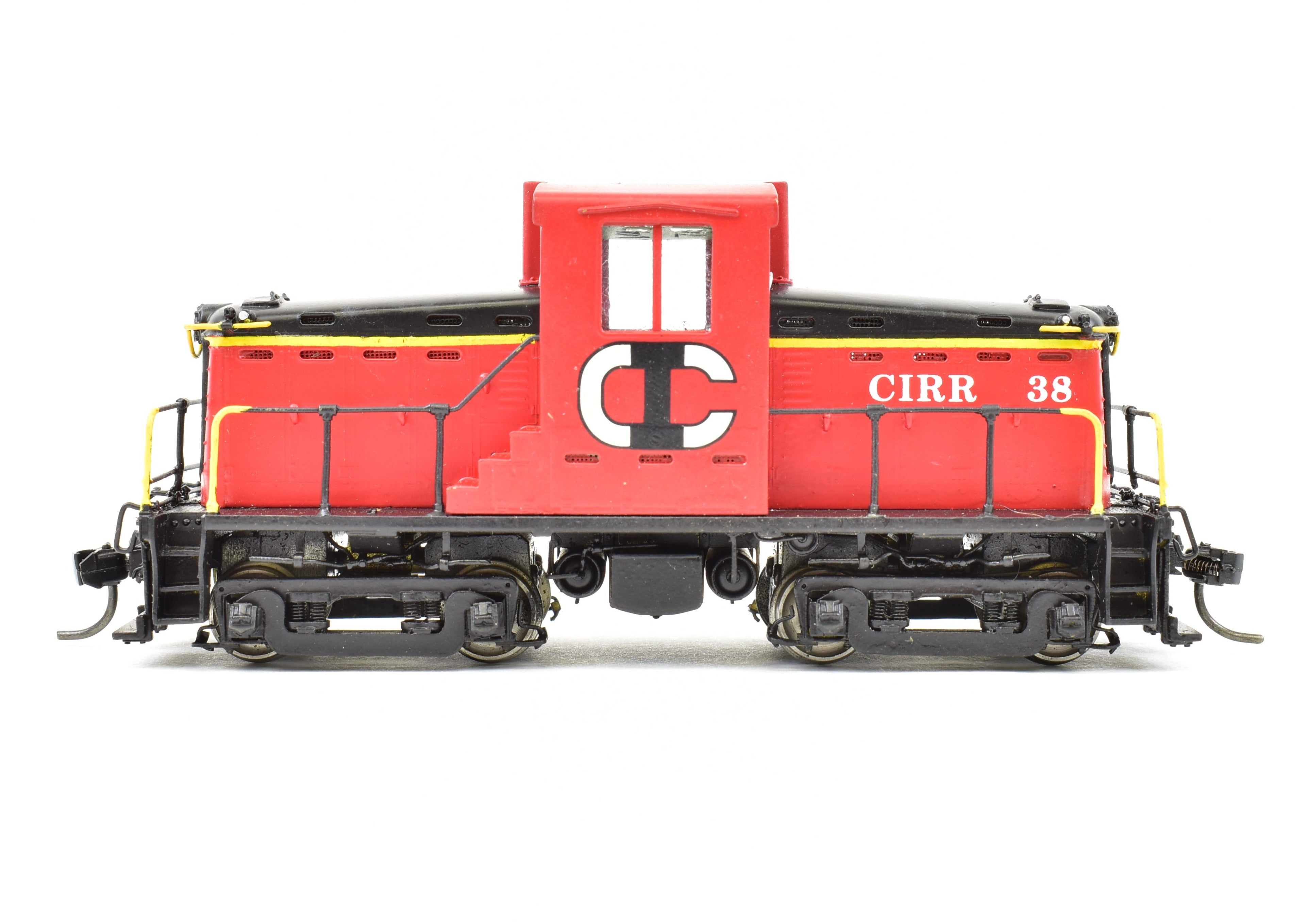 HO Scale Brass OMI - Overland Models Inc. MILW - Milwaukee Road USAX - U.S. Army 44 - DE - 18 Whitcomb Switcher Model with Custom Painted Fictional Road Design