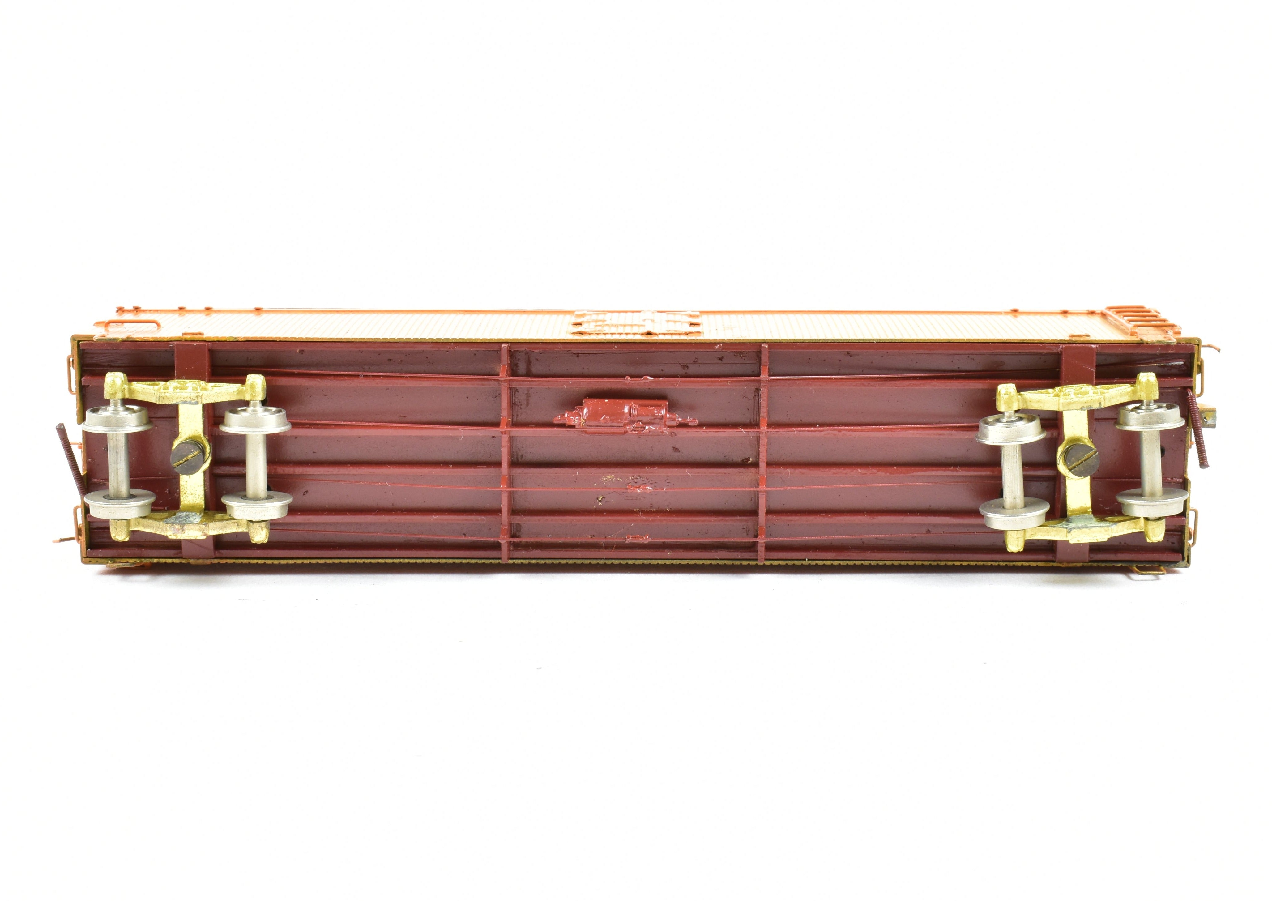 HOn3 Brass Empire Midland D&RGW Orange Painted 40' Refrigerator Car
