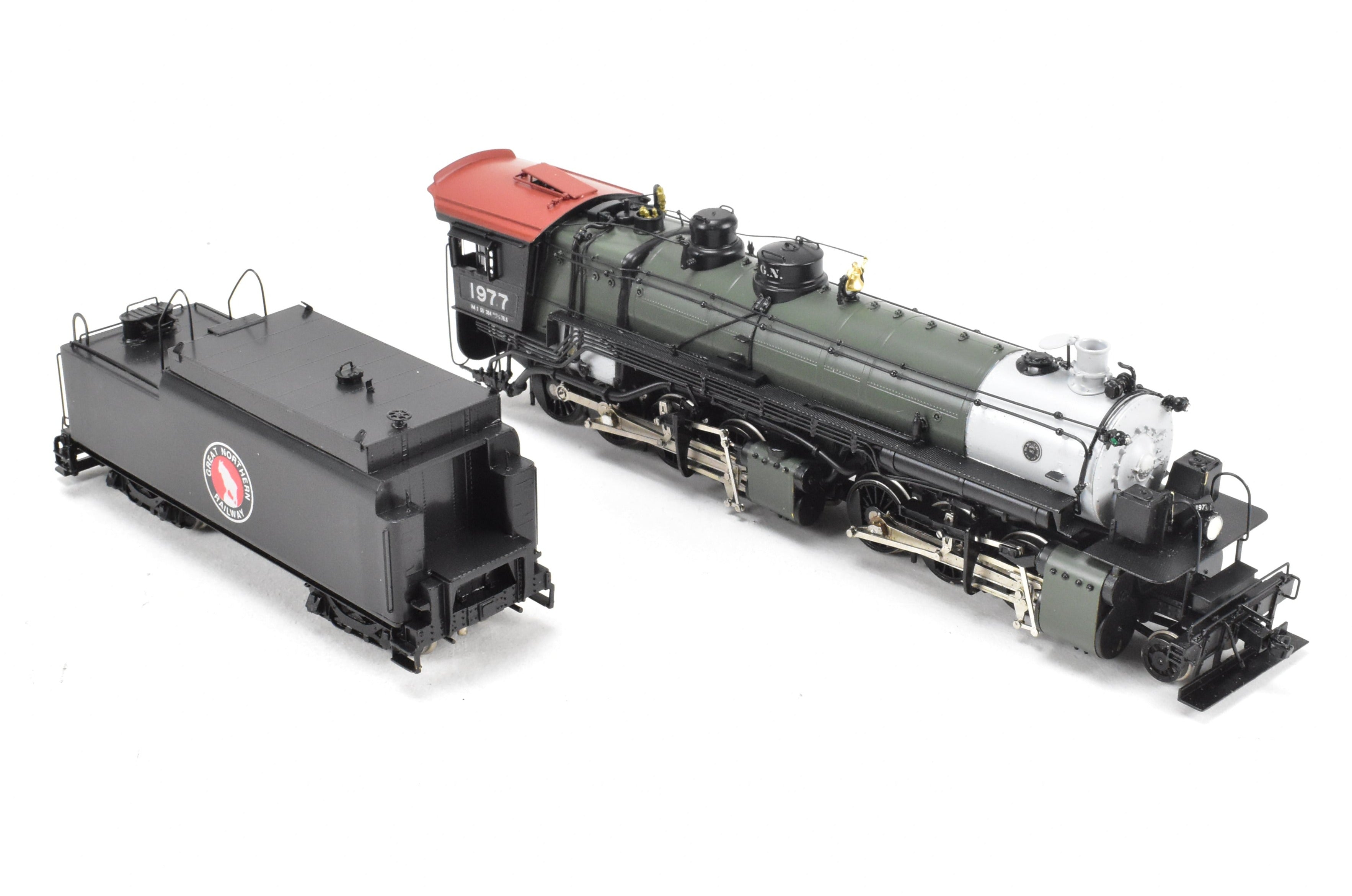HO Scale Brass Challenger Imports Great Northern 2-6-8-0 Class M-2 FP No. 1977 Model