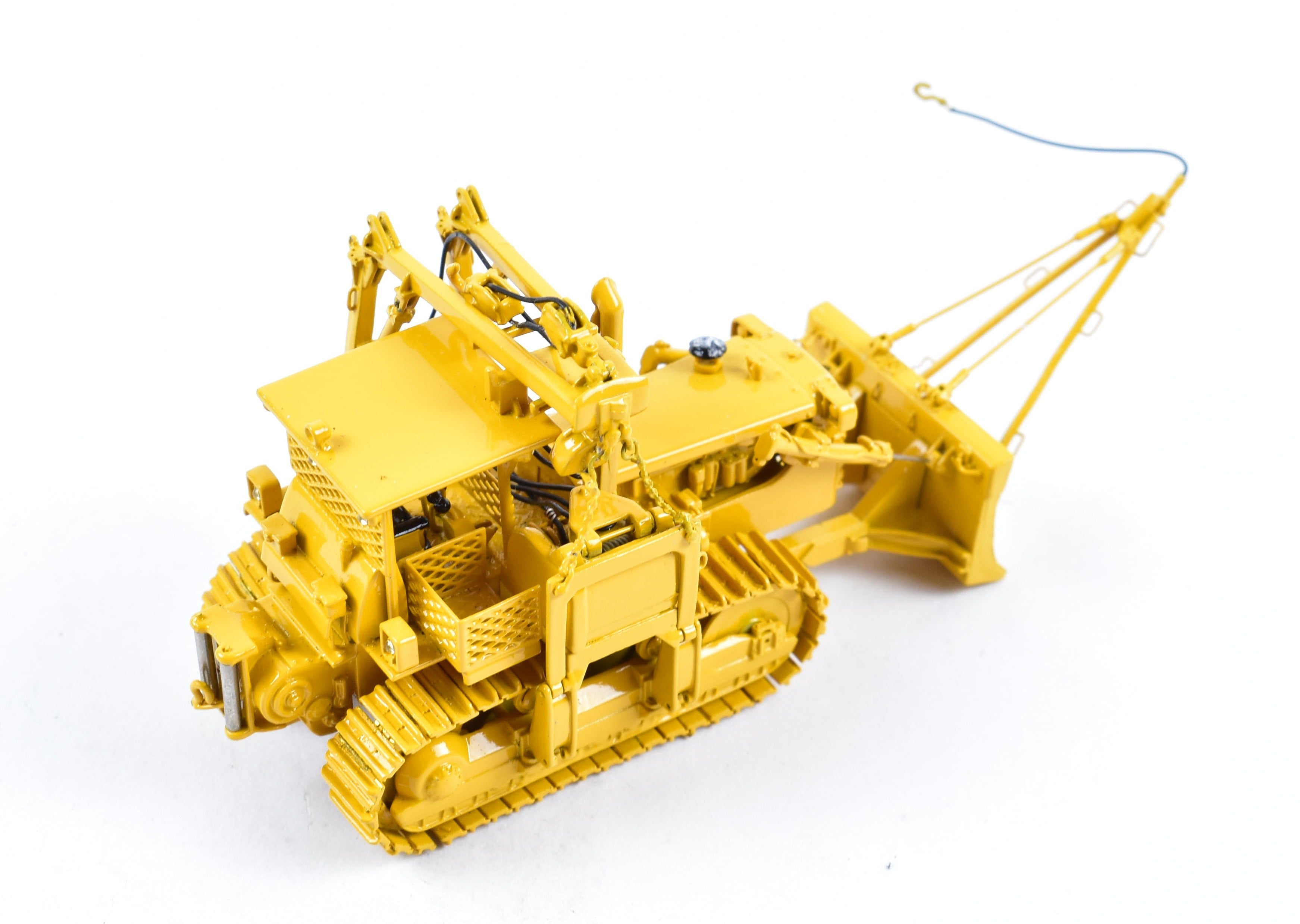 HO Brass OMI Overland D&RGW Pipe Laying Dozer FP in Factory Yellow