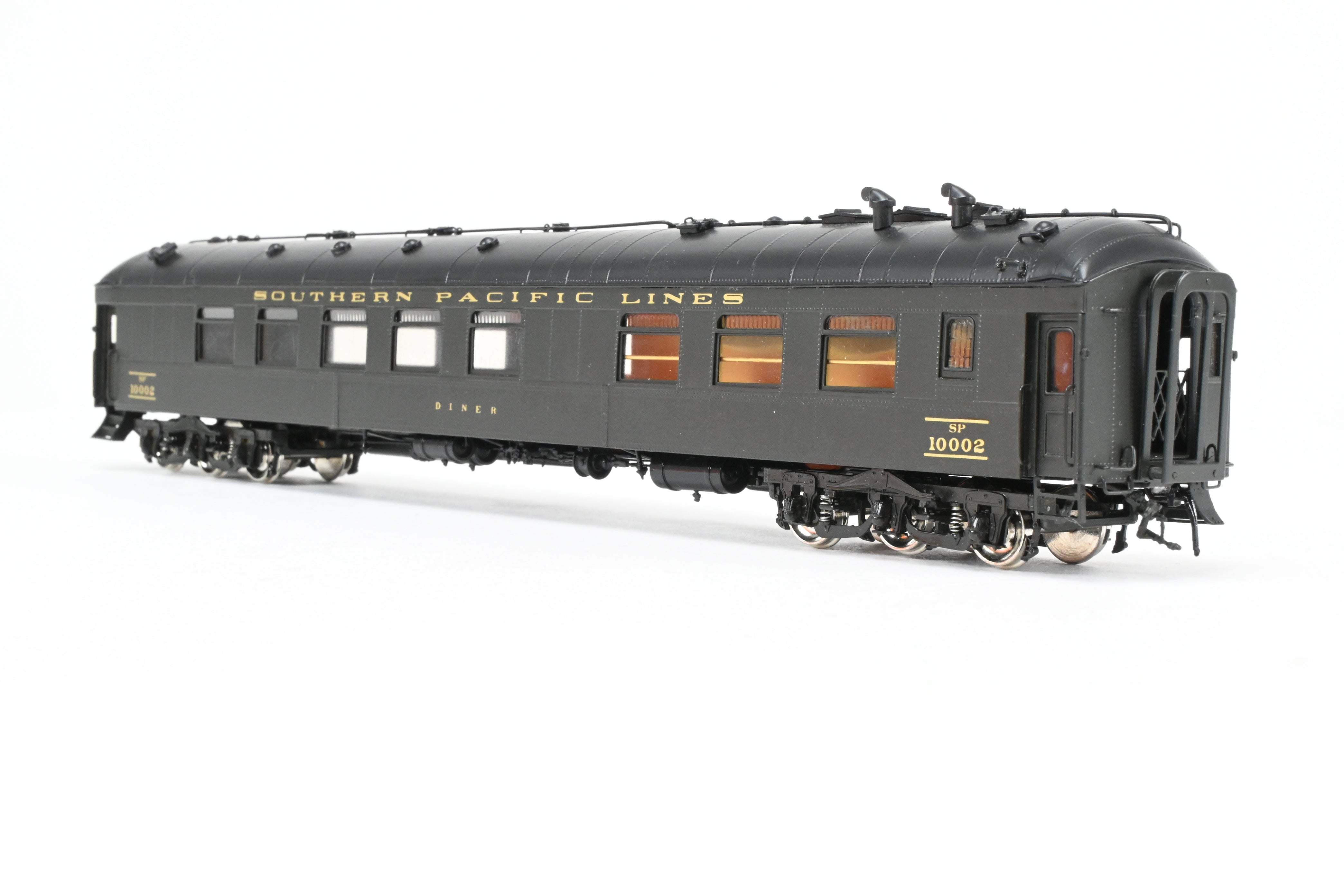 HO Scale Brass Precision Model Train Diner - Precision Scale Co. SP - Southern Pacific Harriman Common Standard 72 - D - 3 Diner FP #10002