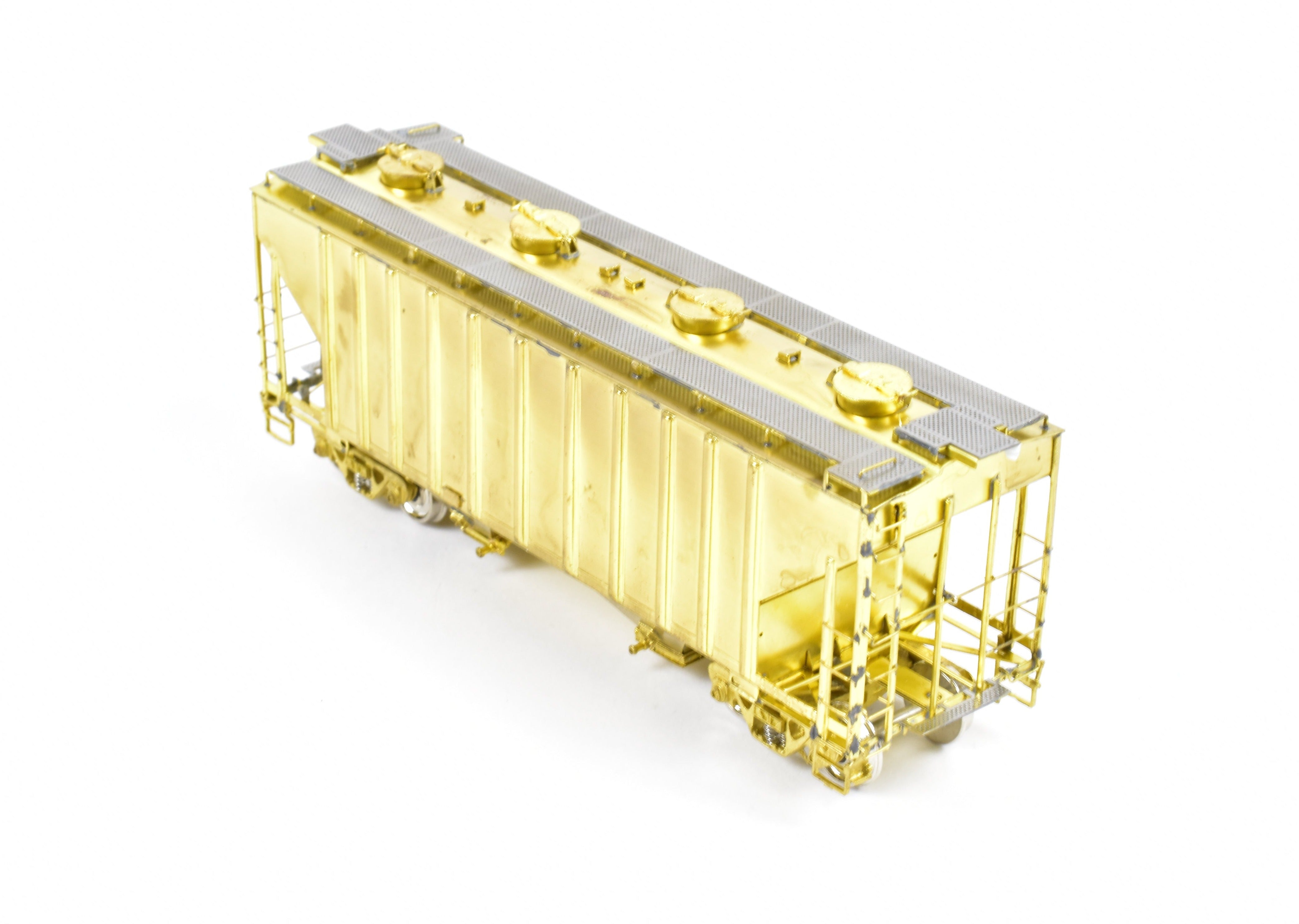 HO Scale Brass OMI (Overland Models, Inc.) ATSF - Santa Fe PS 2 - Bay Covered Hopper Model Train Car