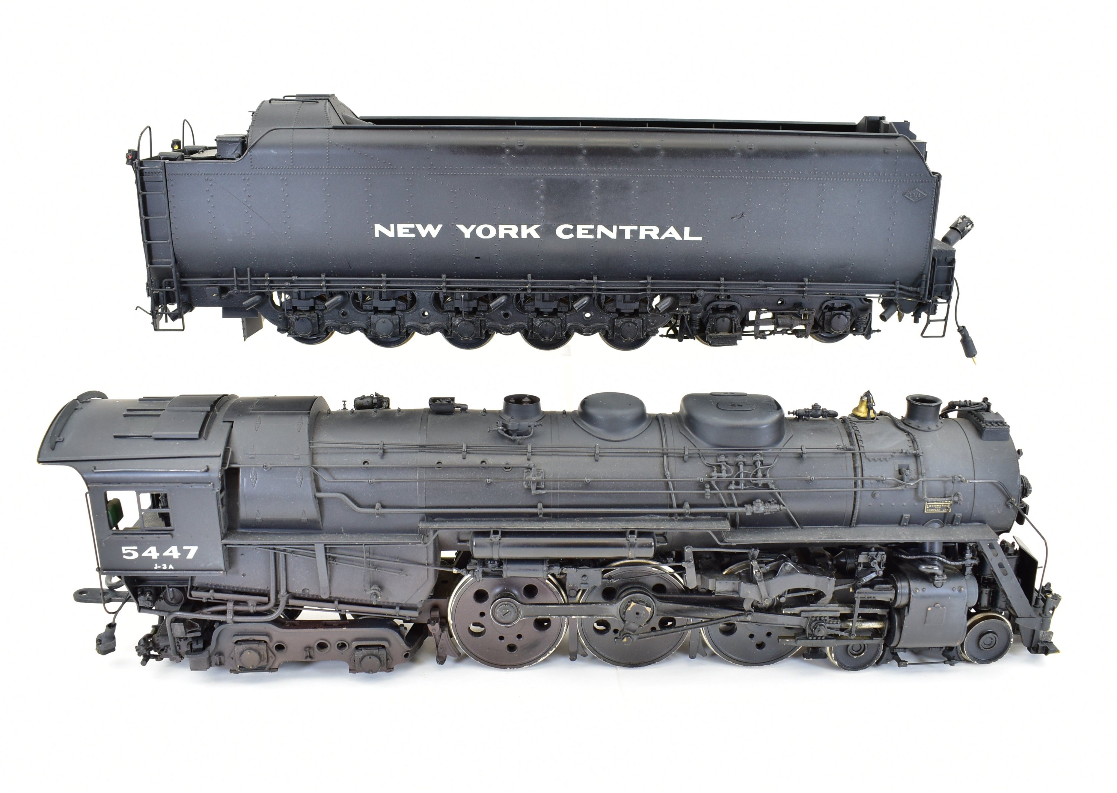 O Scale Brass Model Train - Precision Scale Co. from NYC - New York Central J-3a 4-6-4 De-Streamlined Hudson Locomotive with Custom Painting
