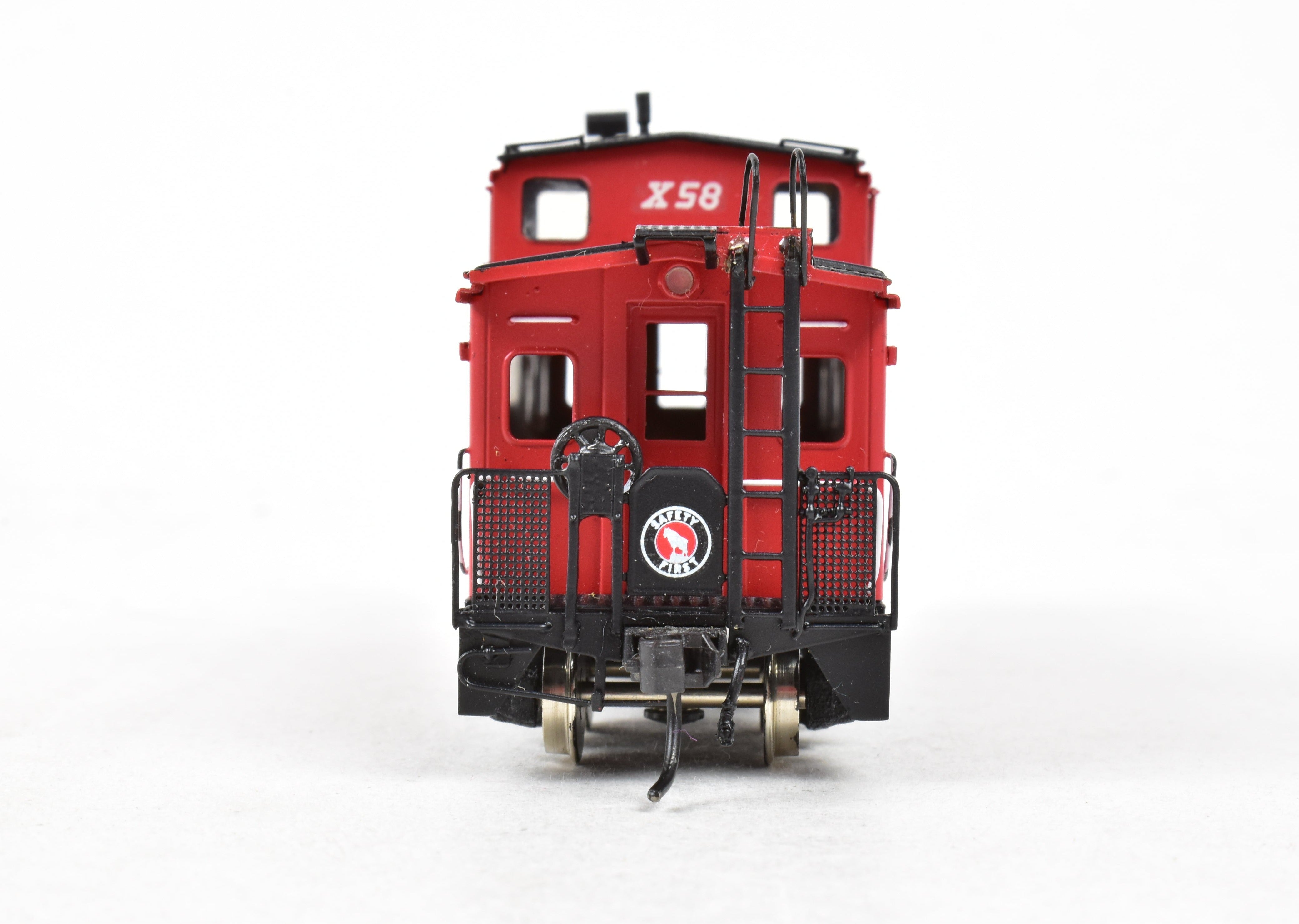 HO Scale Brass Model of the Oriental Limited Great Northern CON X Caboose X41 - 95 Class FP for Model Train Enthusiasts