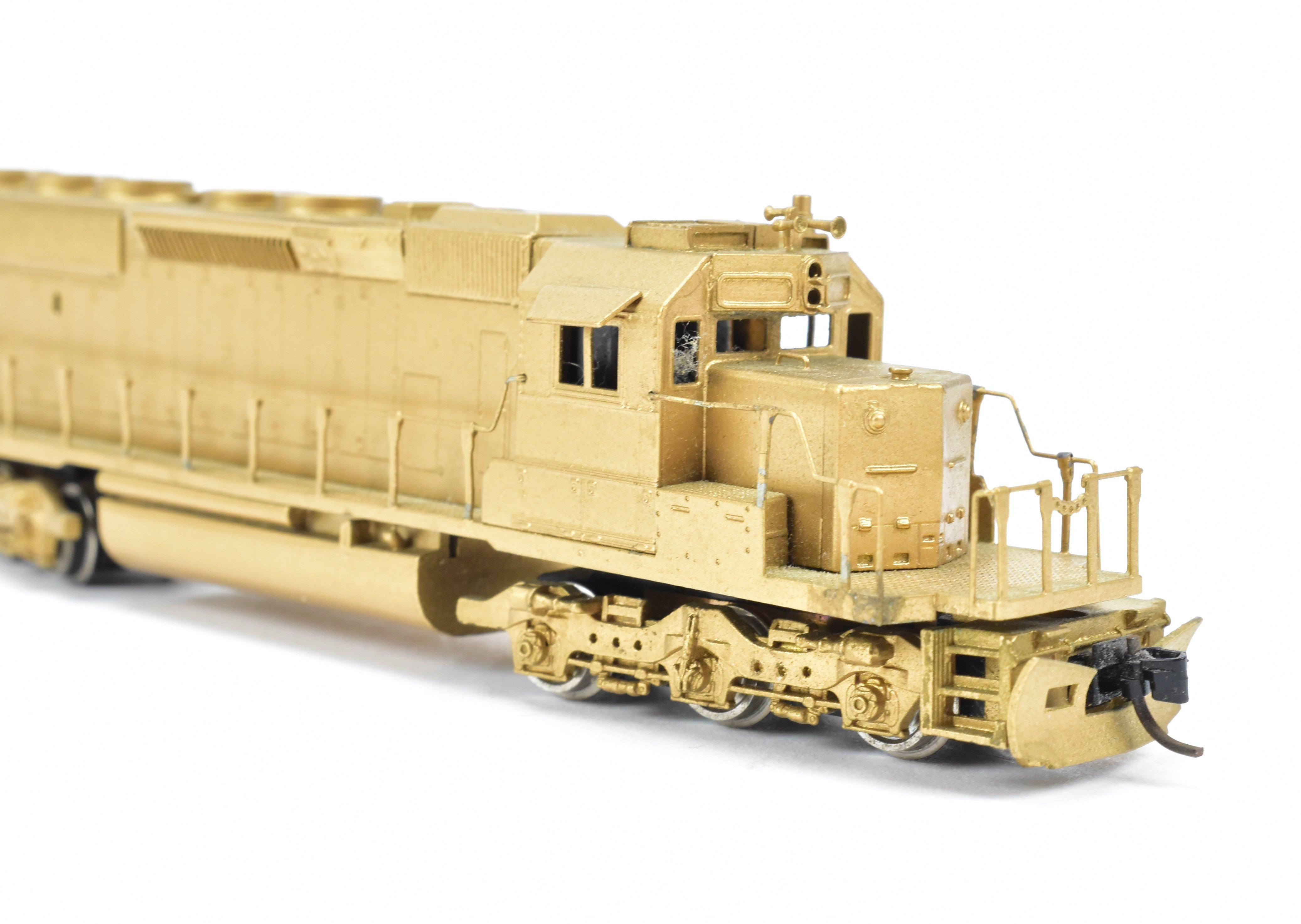 Unpainted N Scale Brass Key Imports AT&SF Santa Fe EMD SD40 - 2 Medium Nose Model