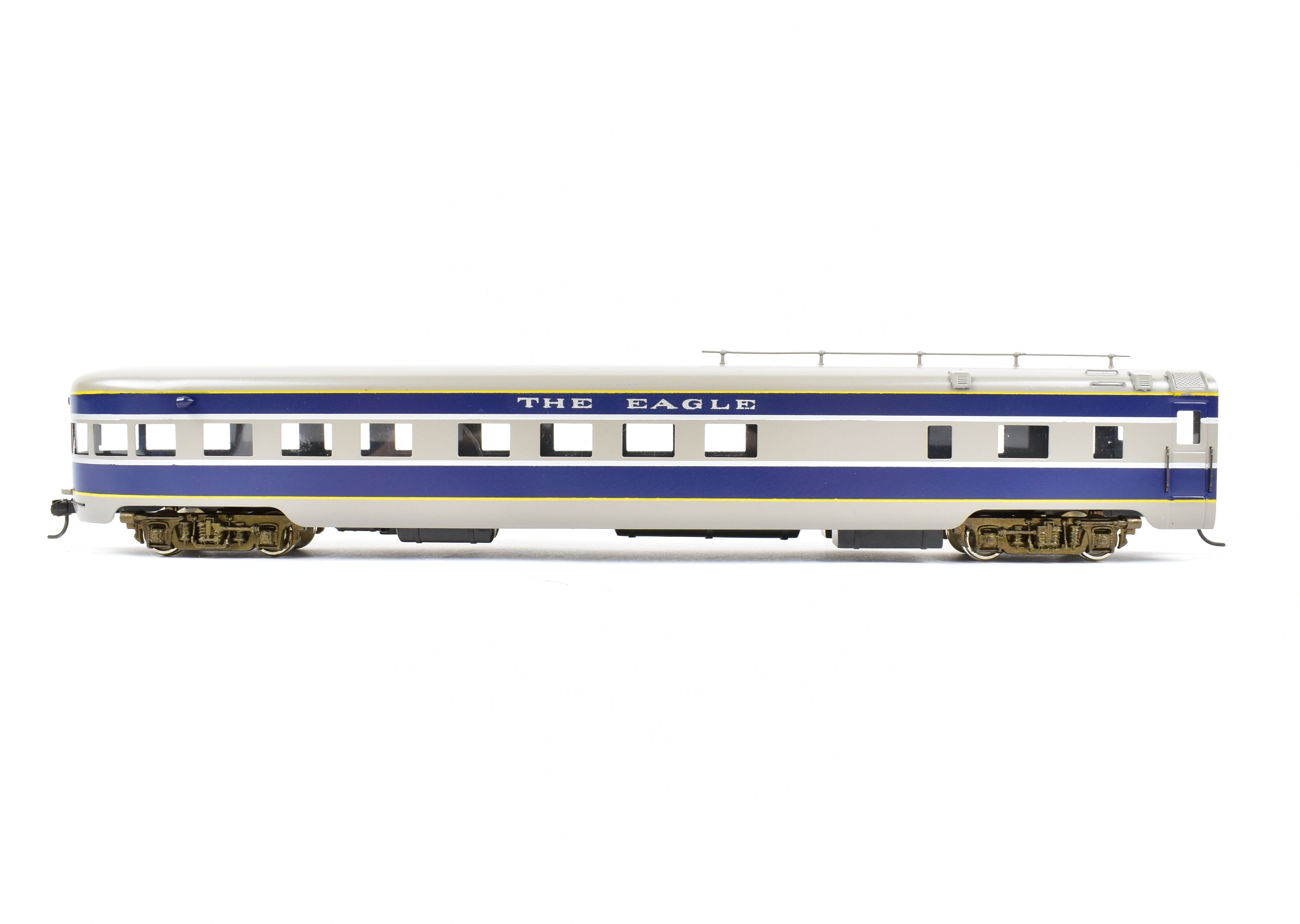 HO Scale Model Train - Brass Balboa Missouri Pacific The Eagle Observation Car FP - A Collectible Model Built in 1968 by Katsumi in Japan