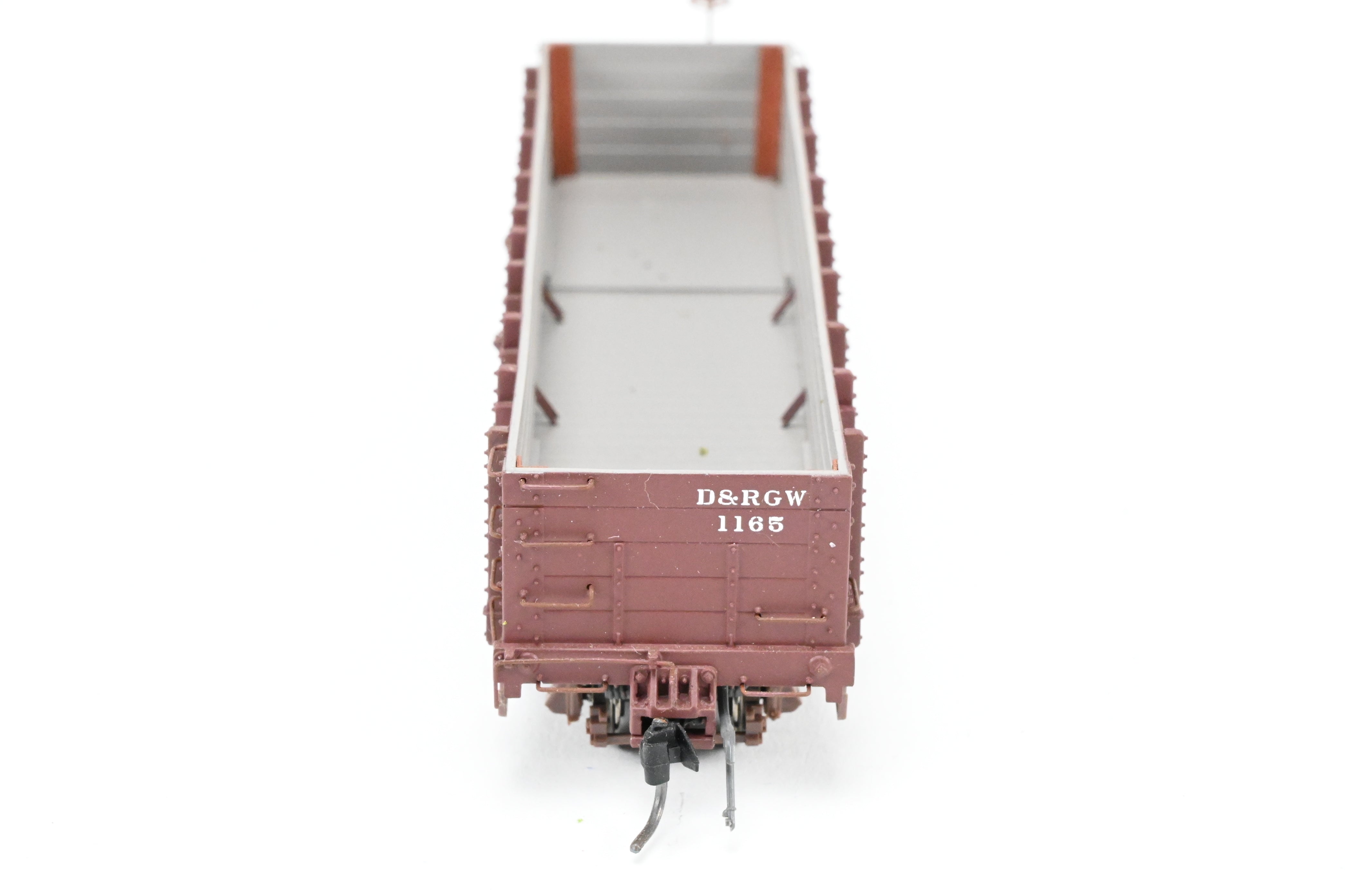 HOn3 Blackstone Models D&RGW High Side Gondola No. 1165 with Flying Grande Herald