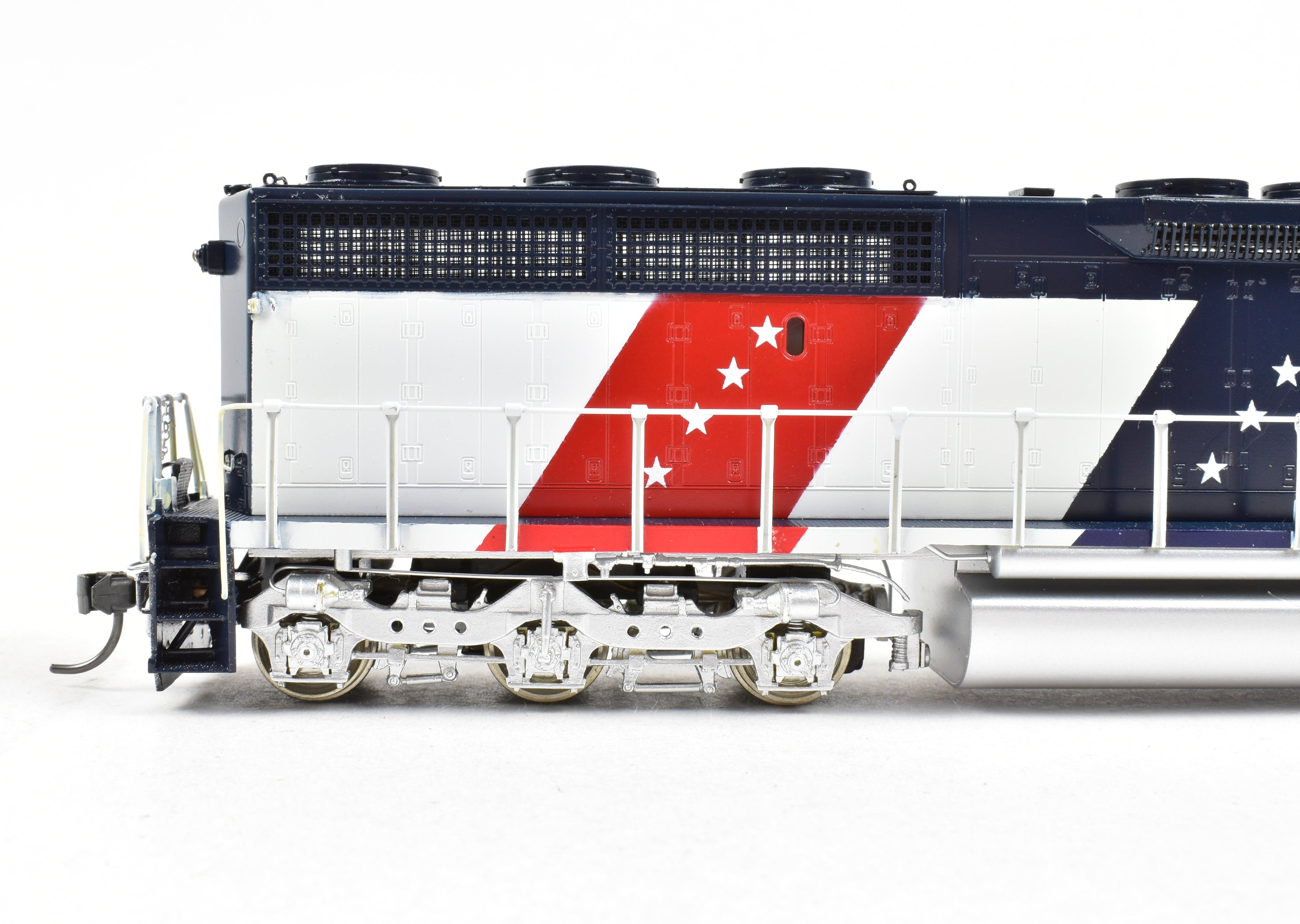 HO Brass OMI Overland Models Inc AT&SF Santa Fe SD45-2 Bicentennial Factory Custom Painted