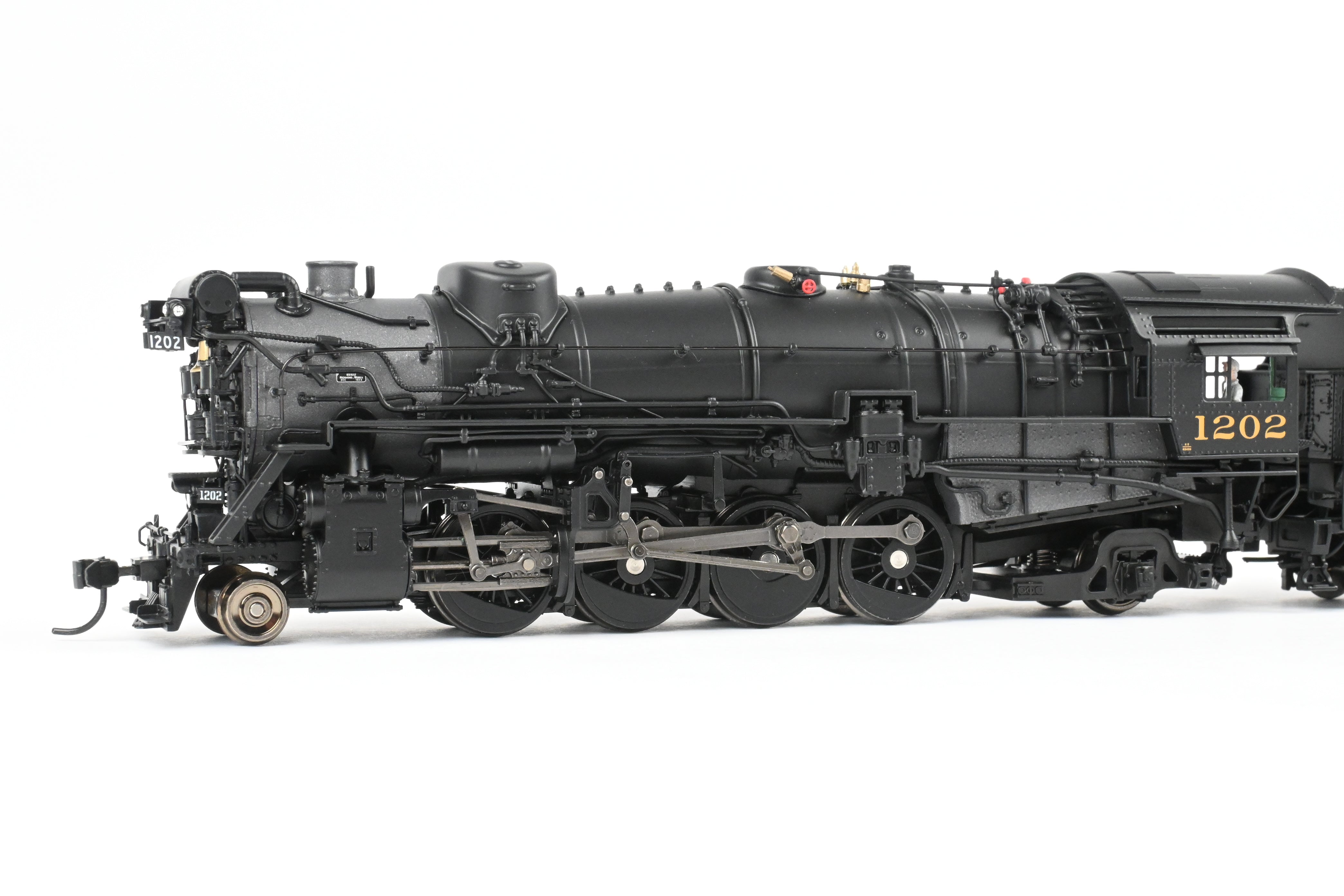 HO NEW Brass Hybrid C&O K-2 2-8-2 Mikado #1202 w/ Smoke & Paragon 4 Sound