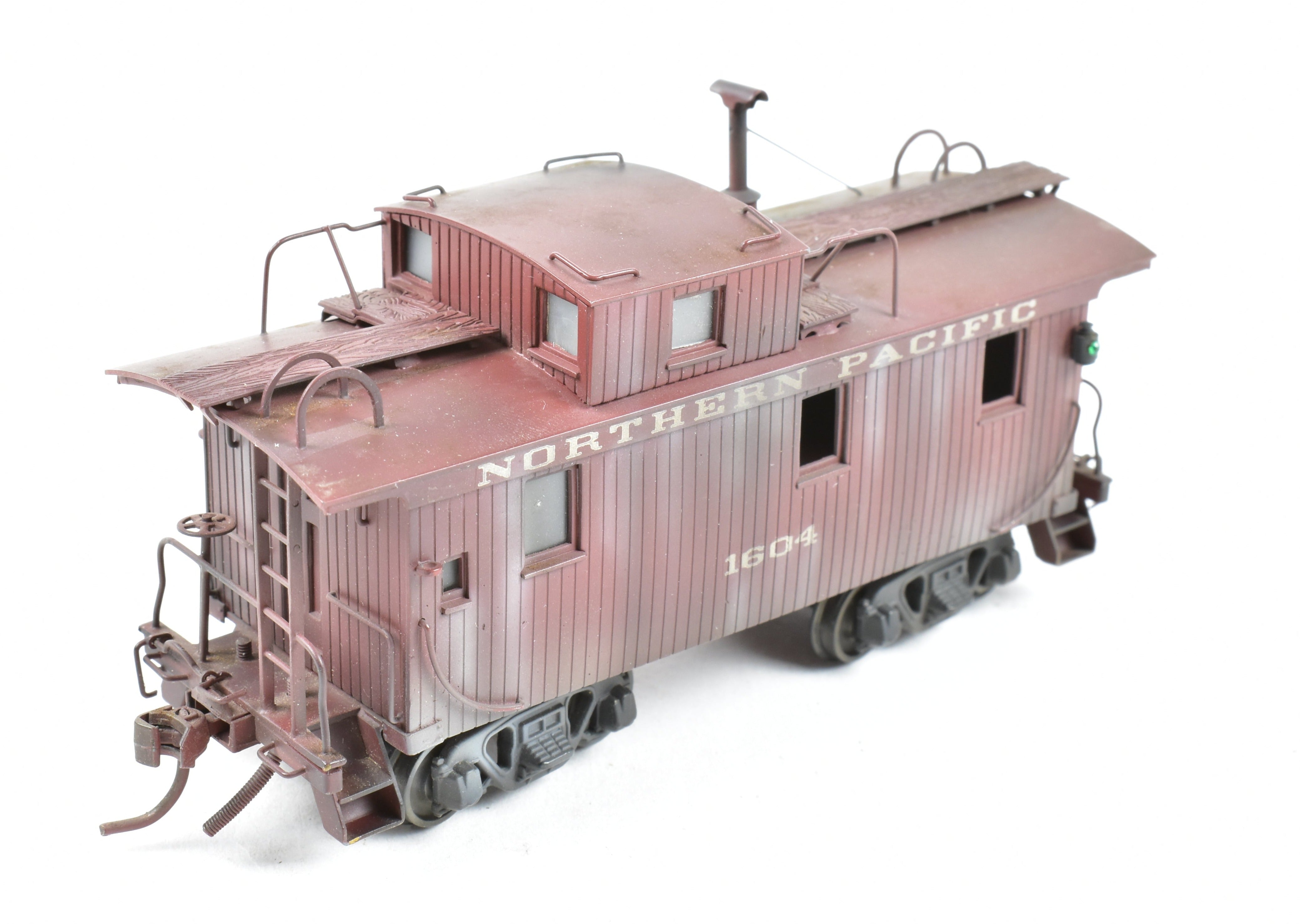 Custom Painted HO Scale Brass PFM United Northern Pacific Wood Caboose Model