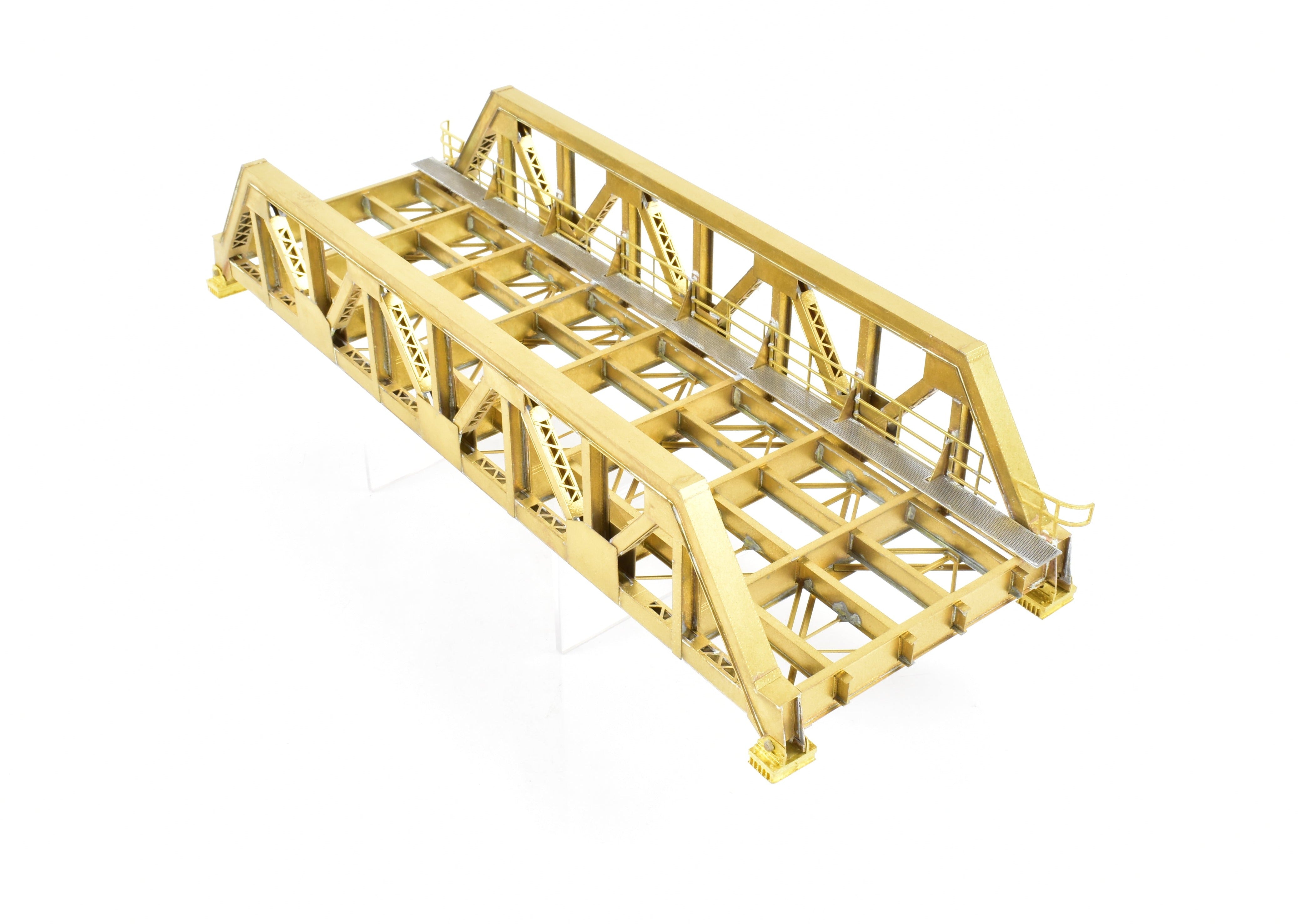HO Brass OMI Pony Truss Thru 93' 2-Track Bridge by Overland Models