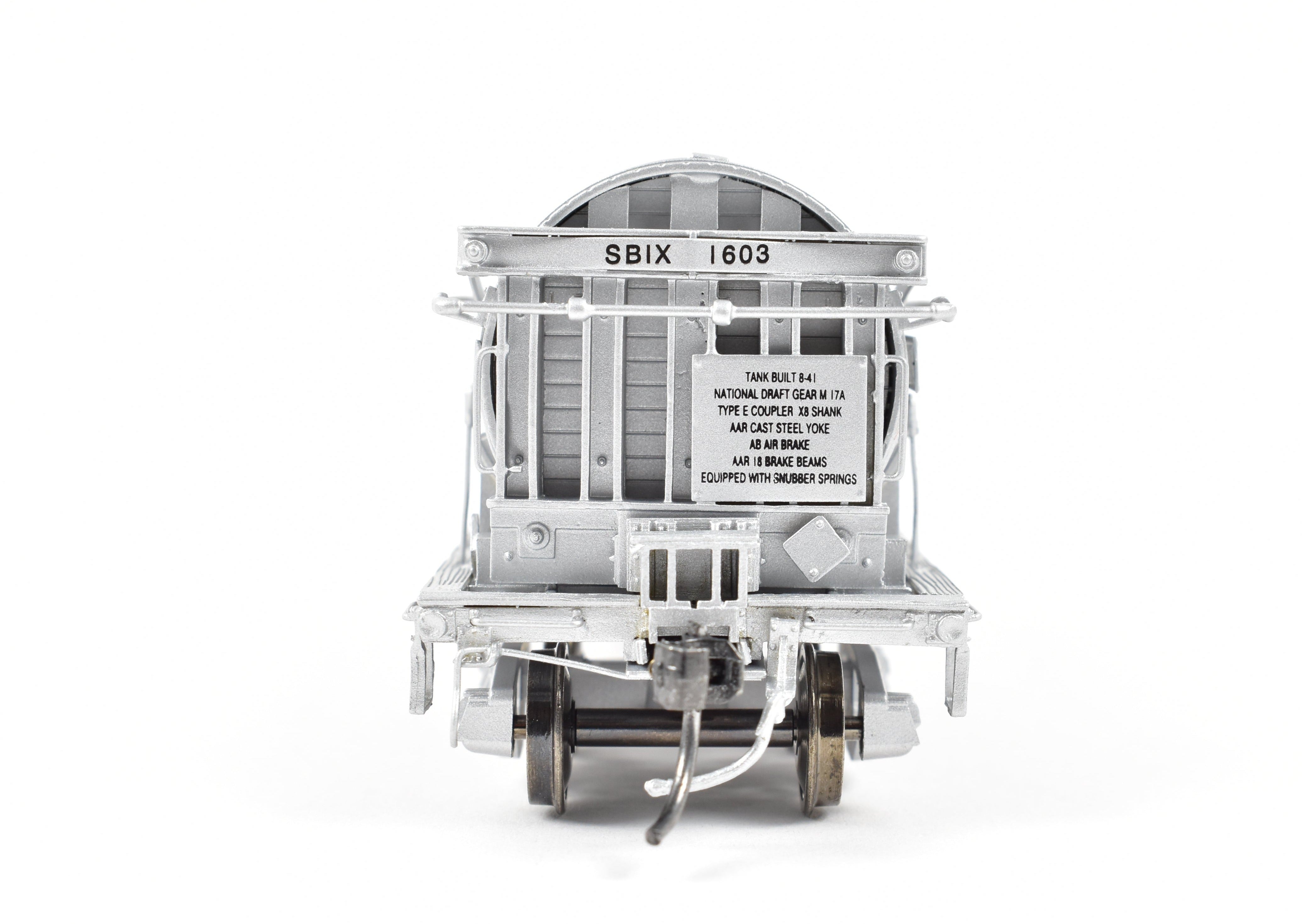 HO New Brass North Bank Line SBIX 1603 Standard Brand Vinegar Car Model