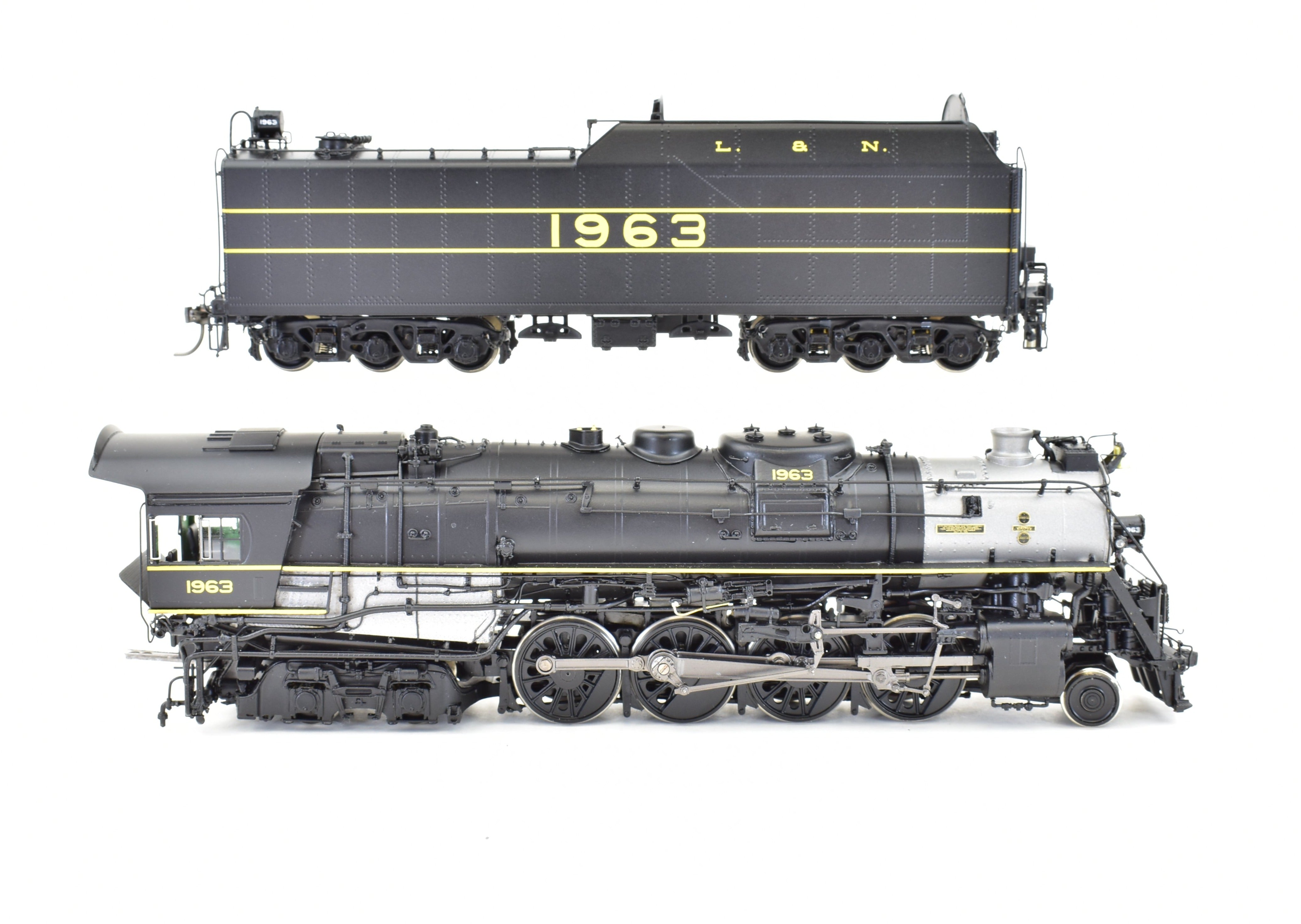 HO Scale Brass DVP Division Point Louisville & Nashville Class M-1 2-8-4 FP #1963 Locomotive