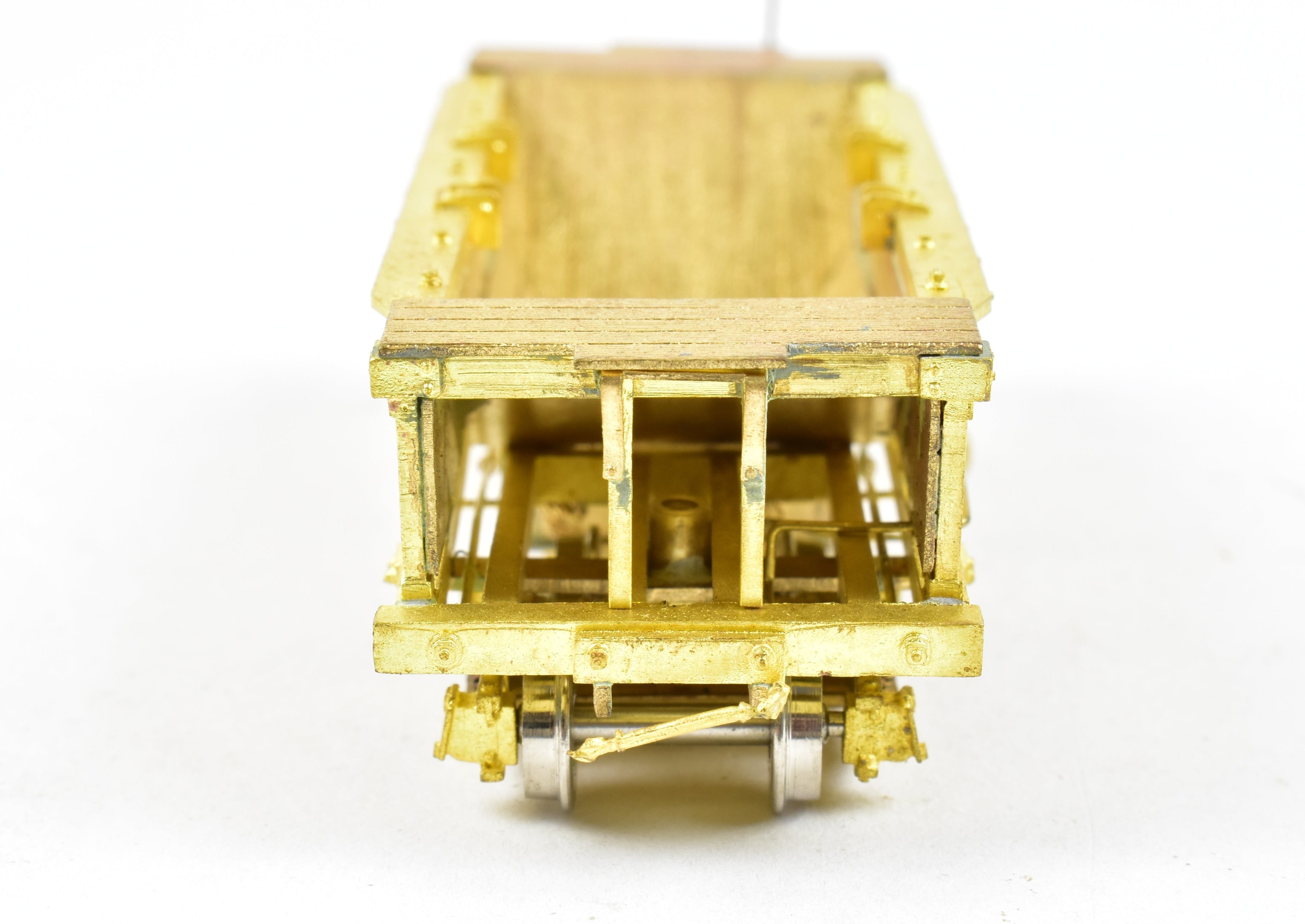 HOn3 Brass OMI Rock Car with Sprung Trucks from Overland Models in Great Condition