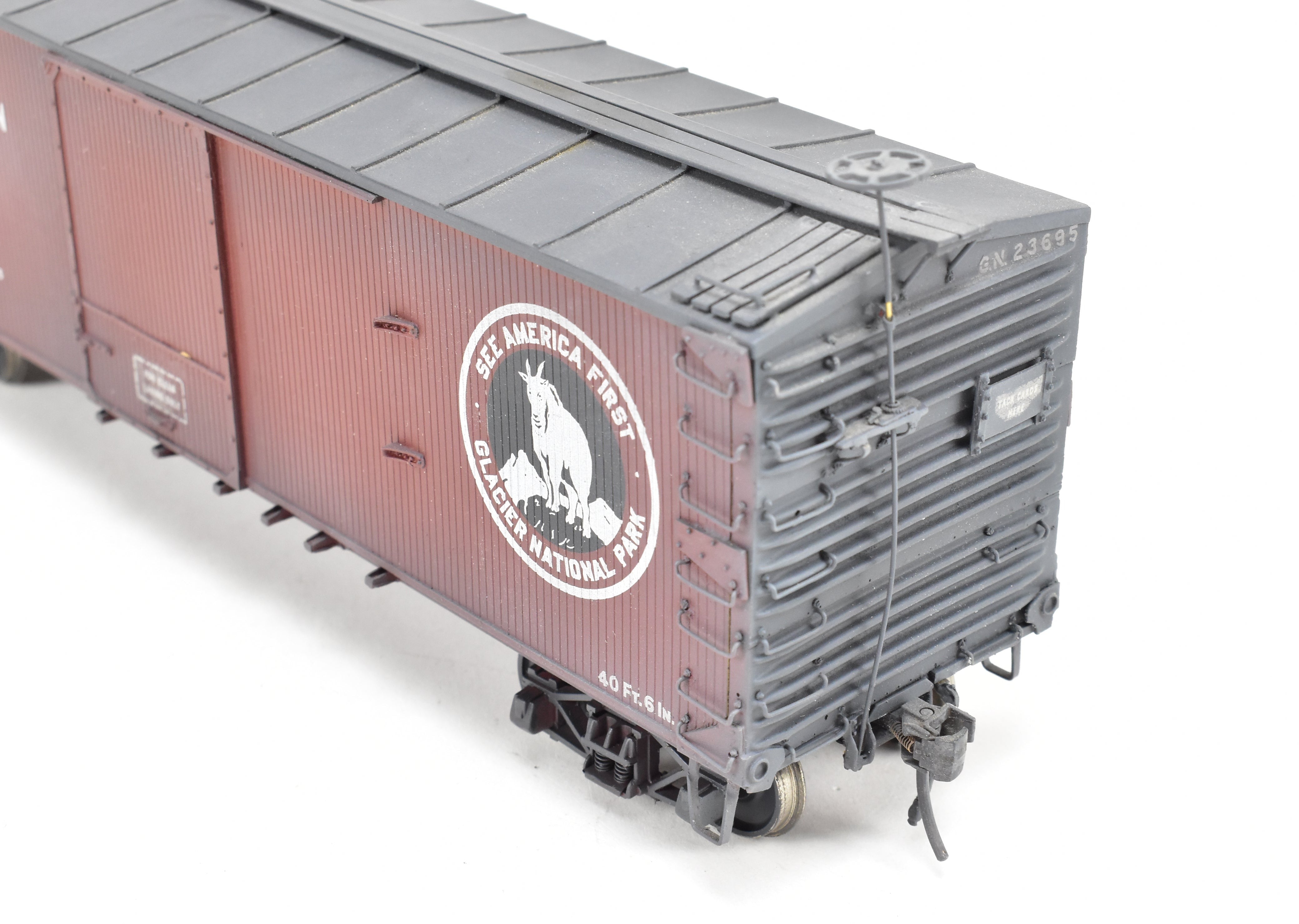 O Scale Chooch Ultra Scale GN Great Northern 40' USRA OB Wood Boxcar Pro-built #23695