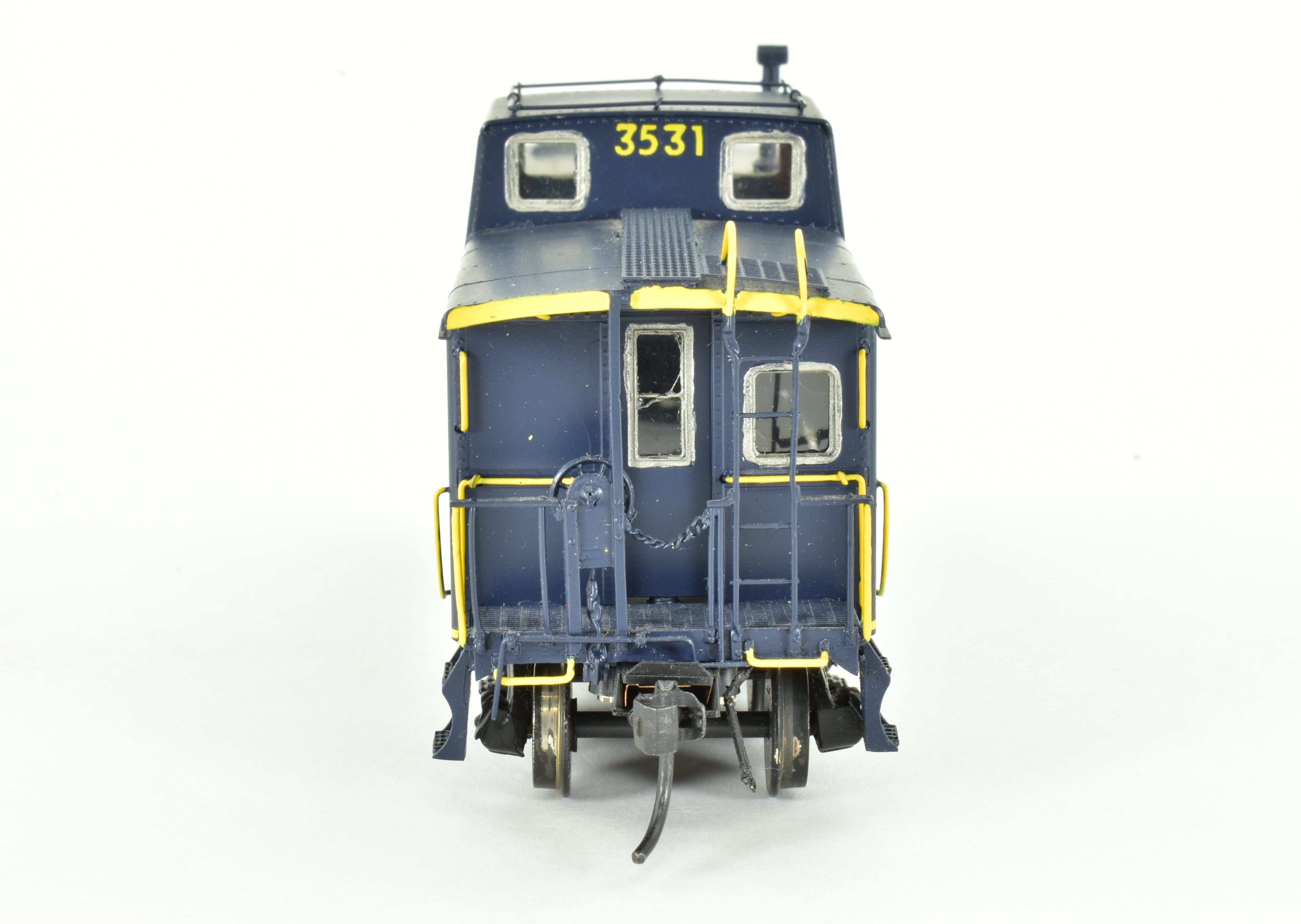 HO Brass OMI Chesapeake & Ohio Modernized Steel Caboose FP 3531, No Box