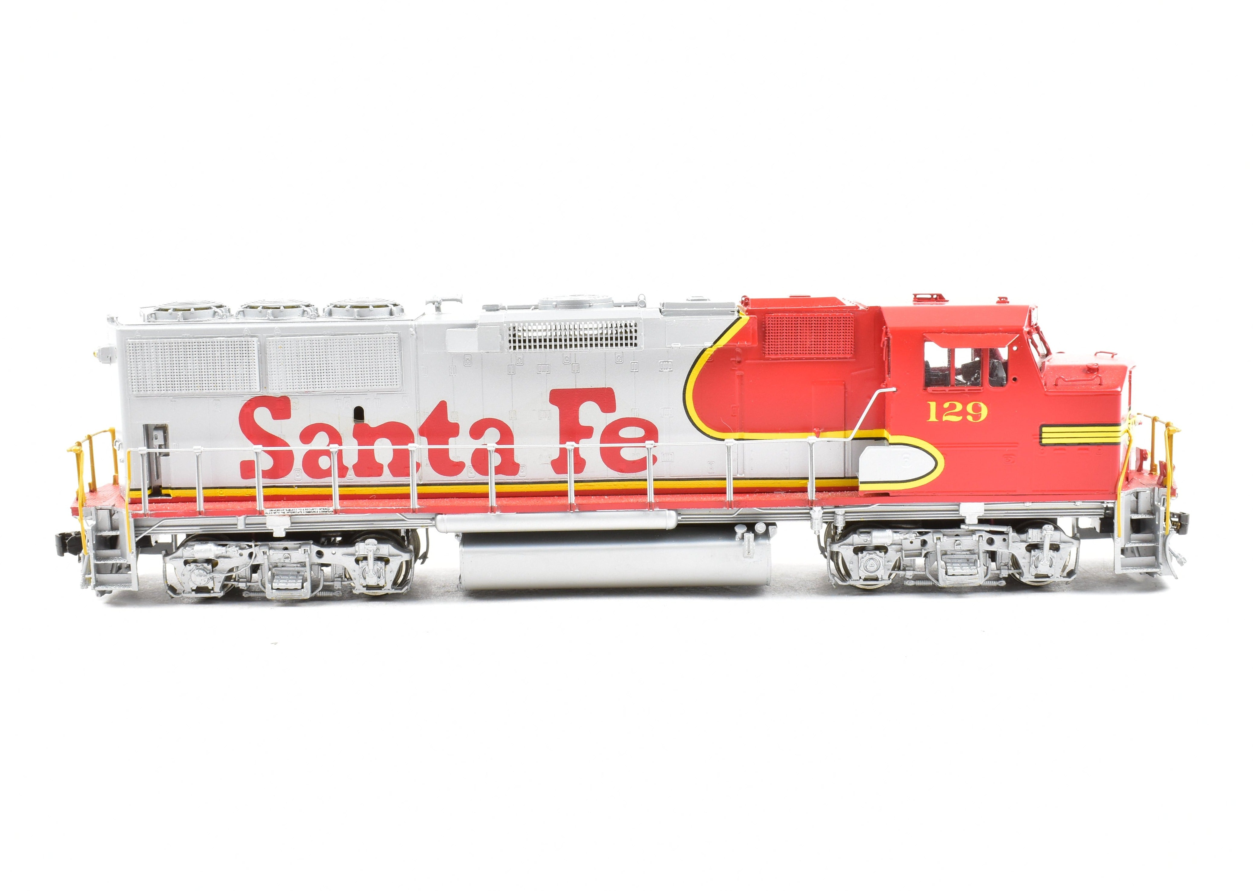 HO Scale Brass Model Train Engine - Overland Models Inc. AT&SF Santa Fe GP60M Factory Custom - Painted by OMI