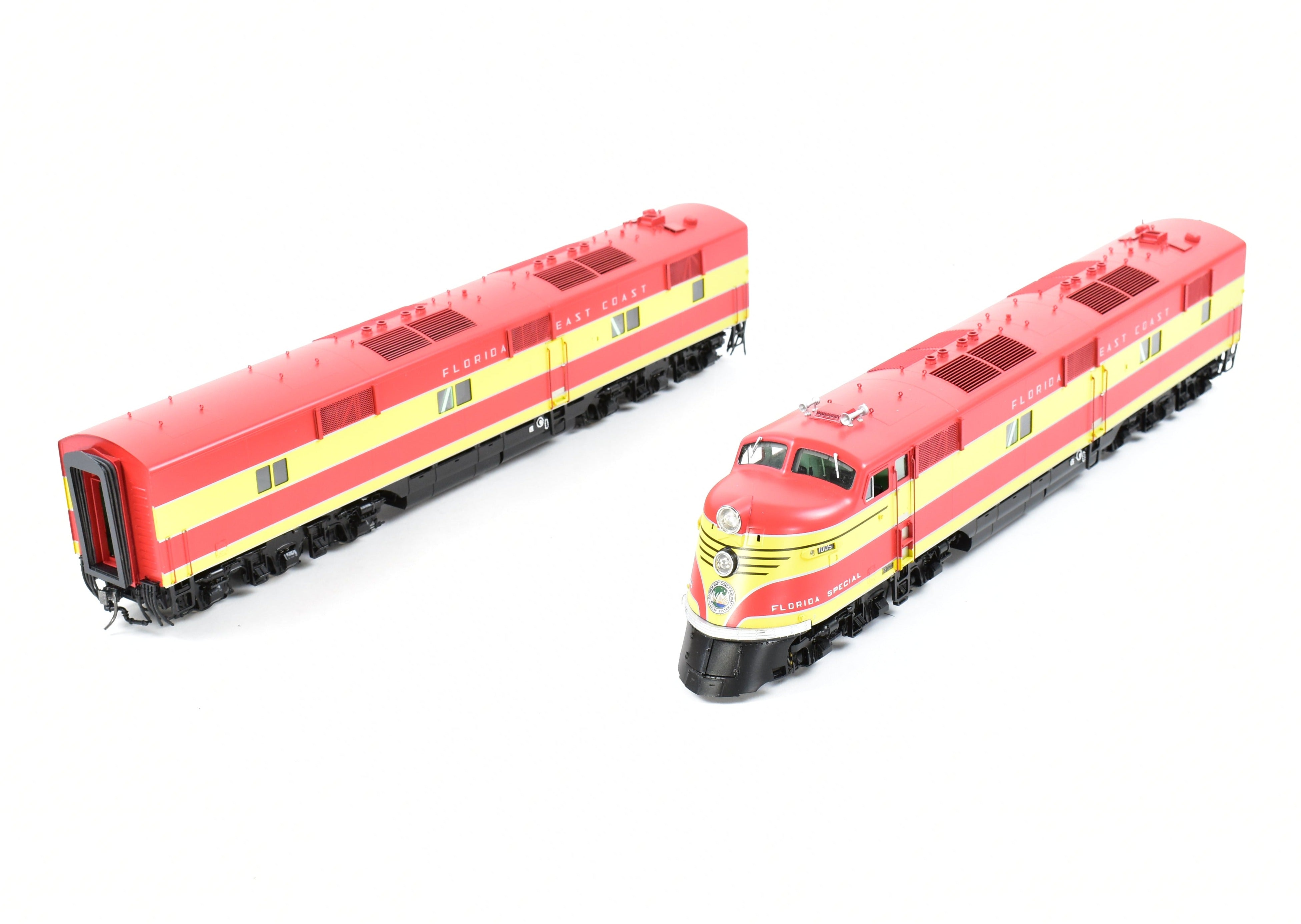 O Scale Brass Key Model Imports FEC EMD E6A/B Set No. 1005-A&B Factory Painted