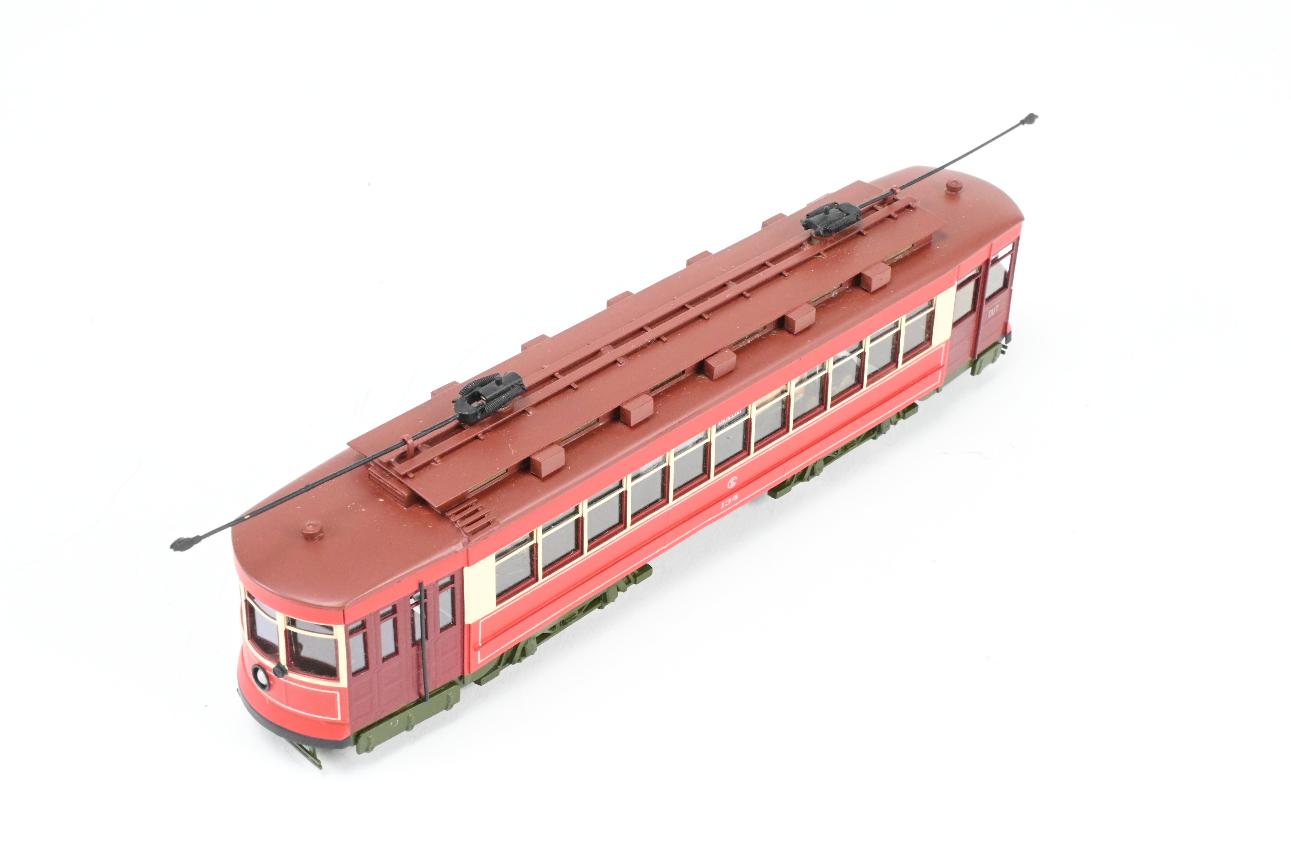 High - Quality HO Scale Brass Chicago Surface Lines Pullman Car Model - Fairfield Models 343 CSL, Custom Painted as No. 134, with Reboxx Packaging