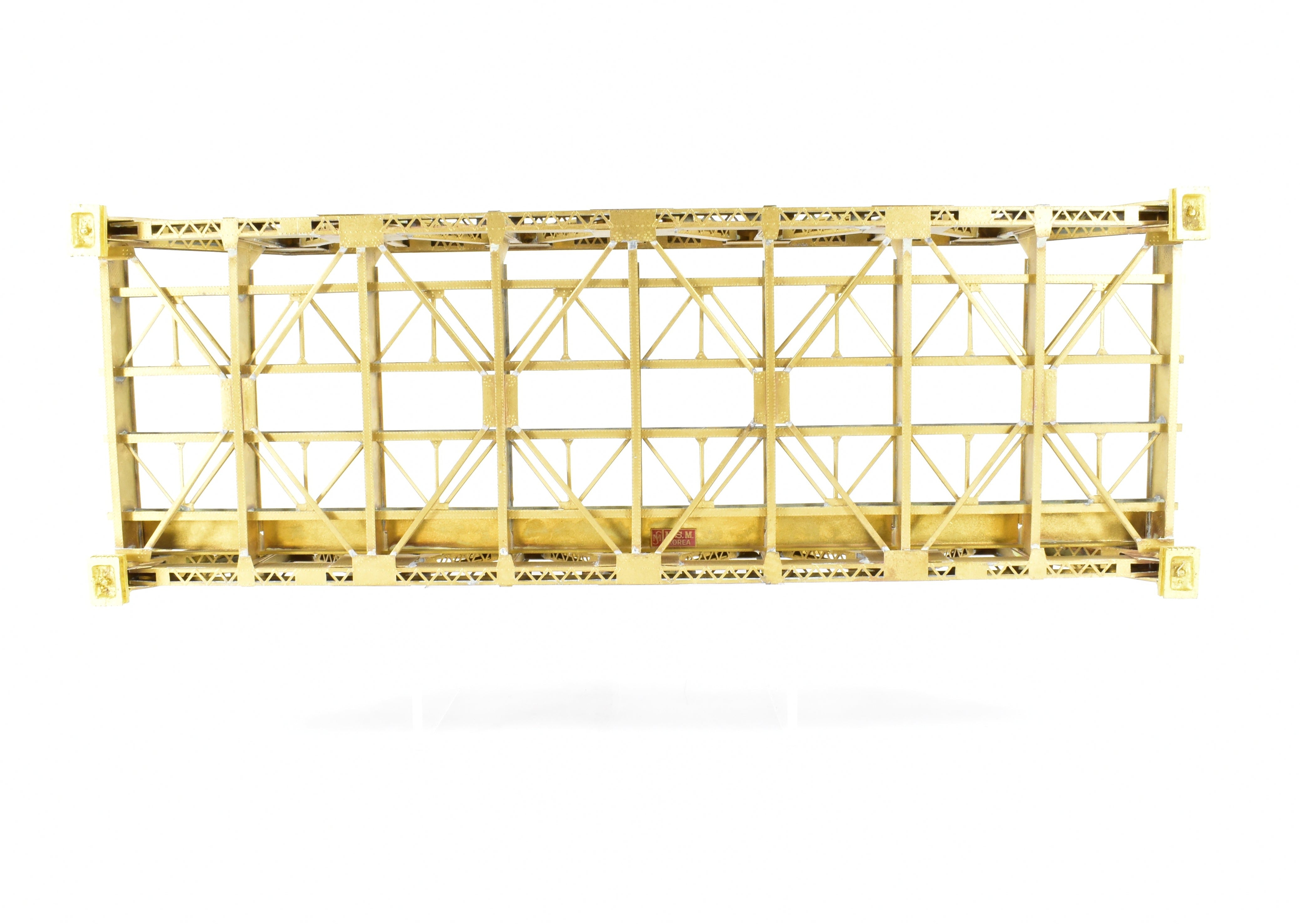 HO Brass OMI Pony Truss Thru 93' 2-Track Bridge by Overland Models
