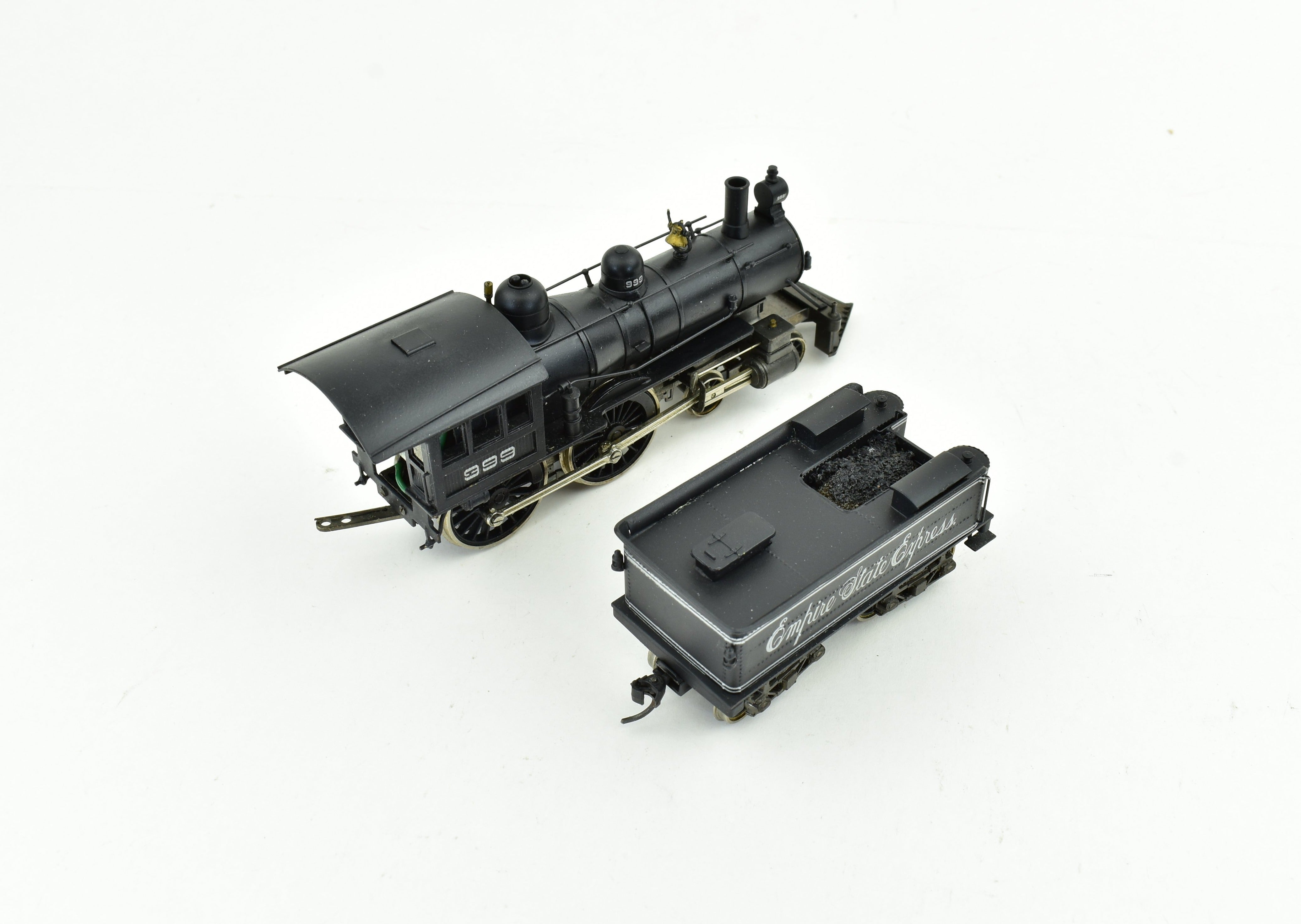 HO Scale Brass Model Train - Ken Kidder's New York Central Buchanan Type 4-4-0 Custom Painted NYC&HRRR #999, a Rare Collectible