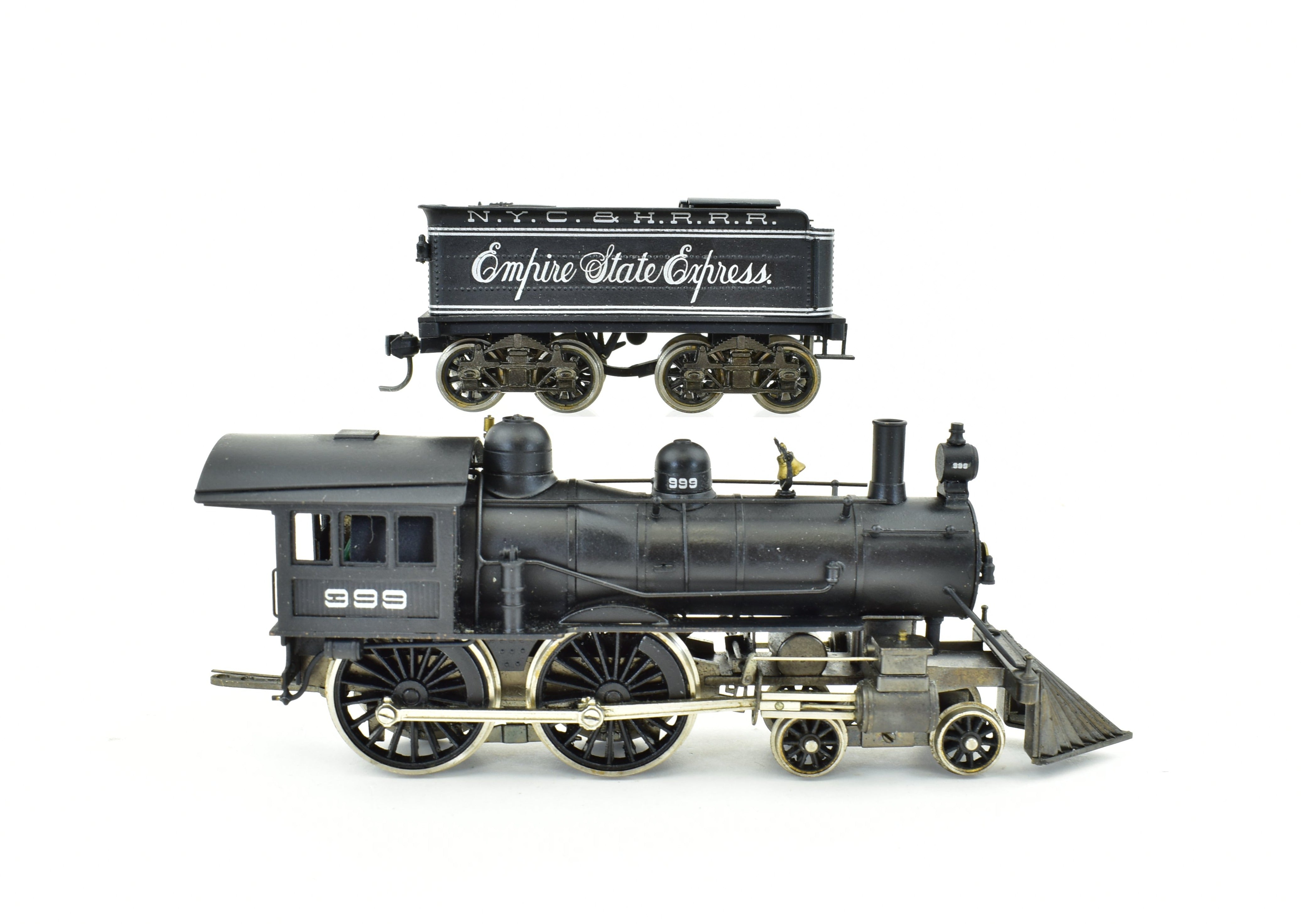 HO Scale Brass Model Train - Ken Kidder's New York Central Buchanan Type 4-4-0 Custom Painted NYC&HRRR #999, a Rare Collectible
