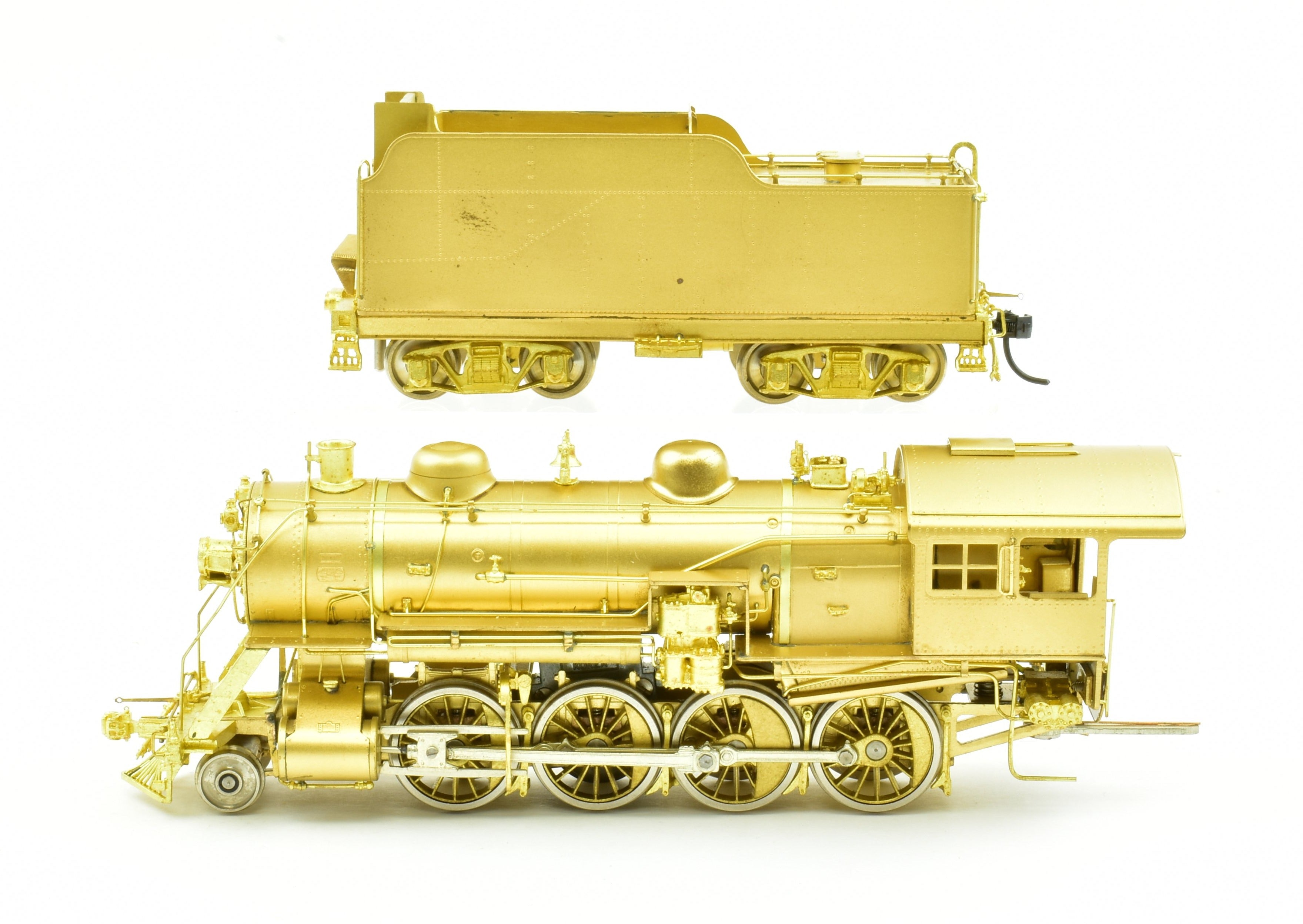 HO Scale Brass Model Key Imports Rutland Railroad G - 34 2 - 8 - 0 Consolidation Steam Locomotive with Stoker Engine