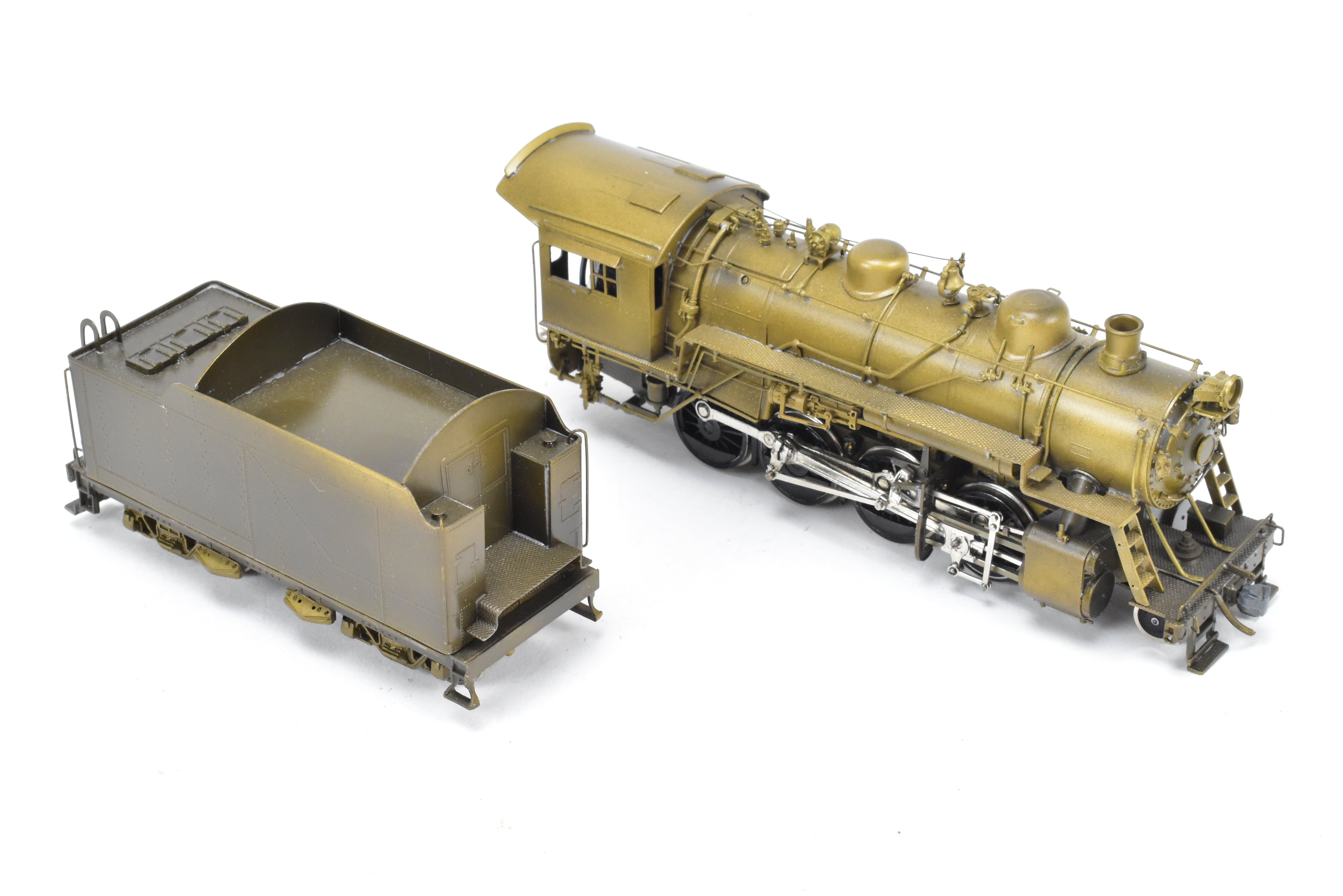 HO Scale Brass Pacific Fast Mail (PFM) Baltimore & Ohio Class E - 27ca 2 - 8 - 0 Steam Locomotive Power Series Model from 1977 Run with Incorrect Locomotive Details