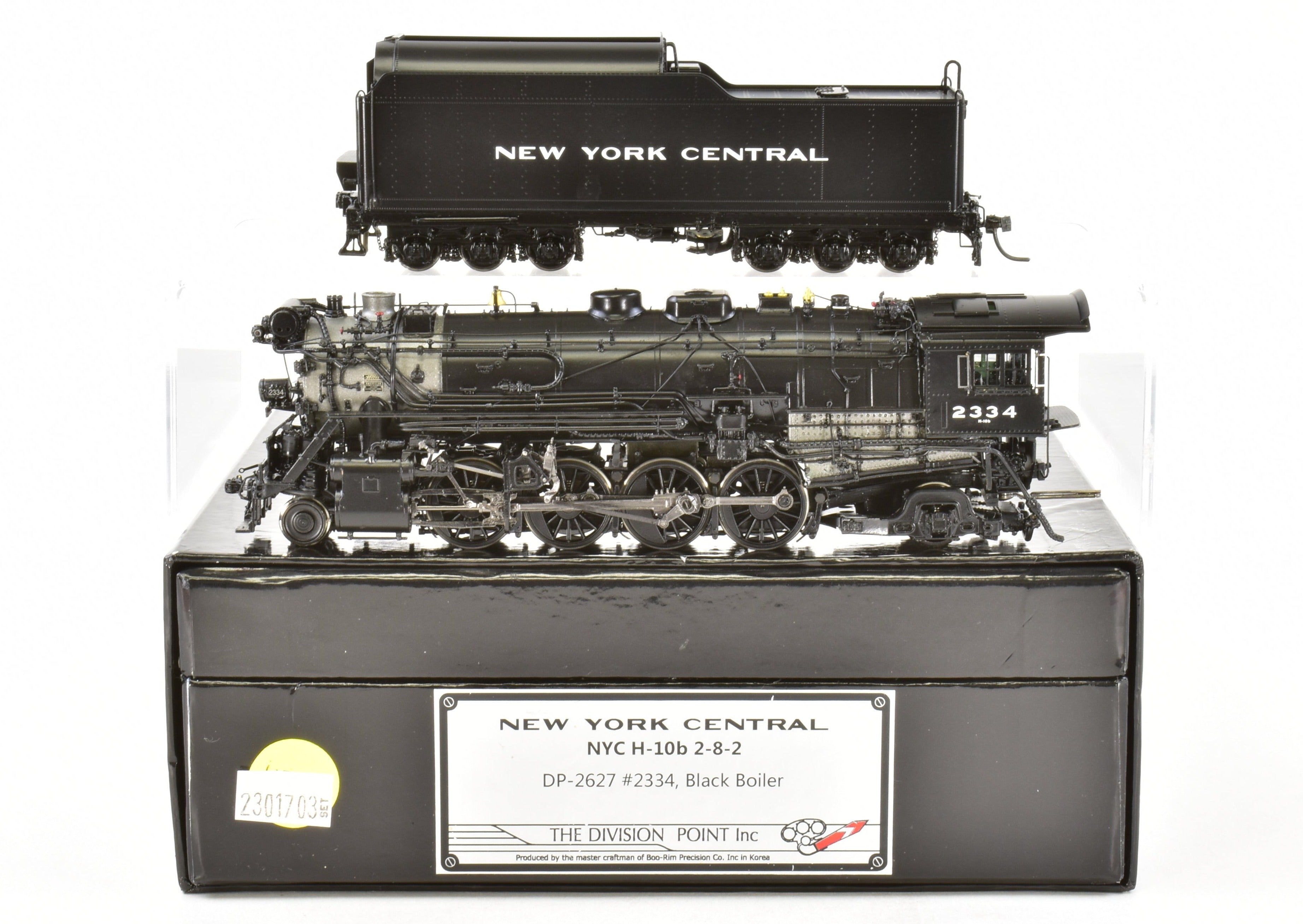 HO Brass DVP Division Point New York Central H - 10b Mikado 2 - 8 - 2 FP Locomotive No. 2334