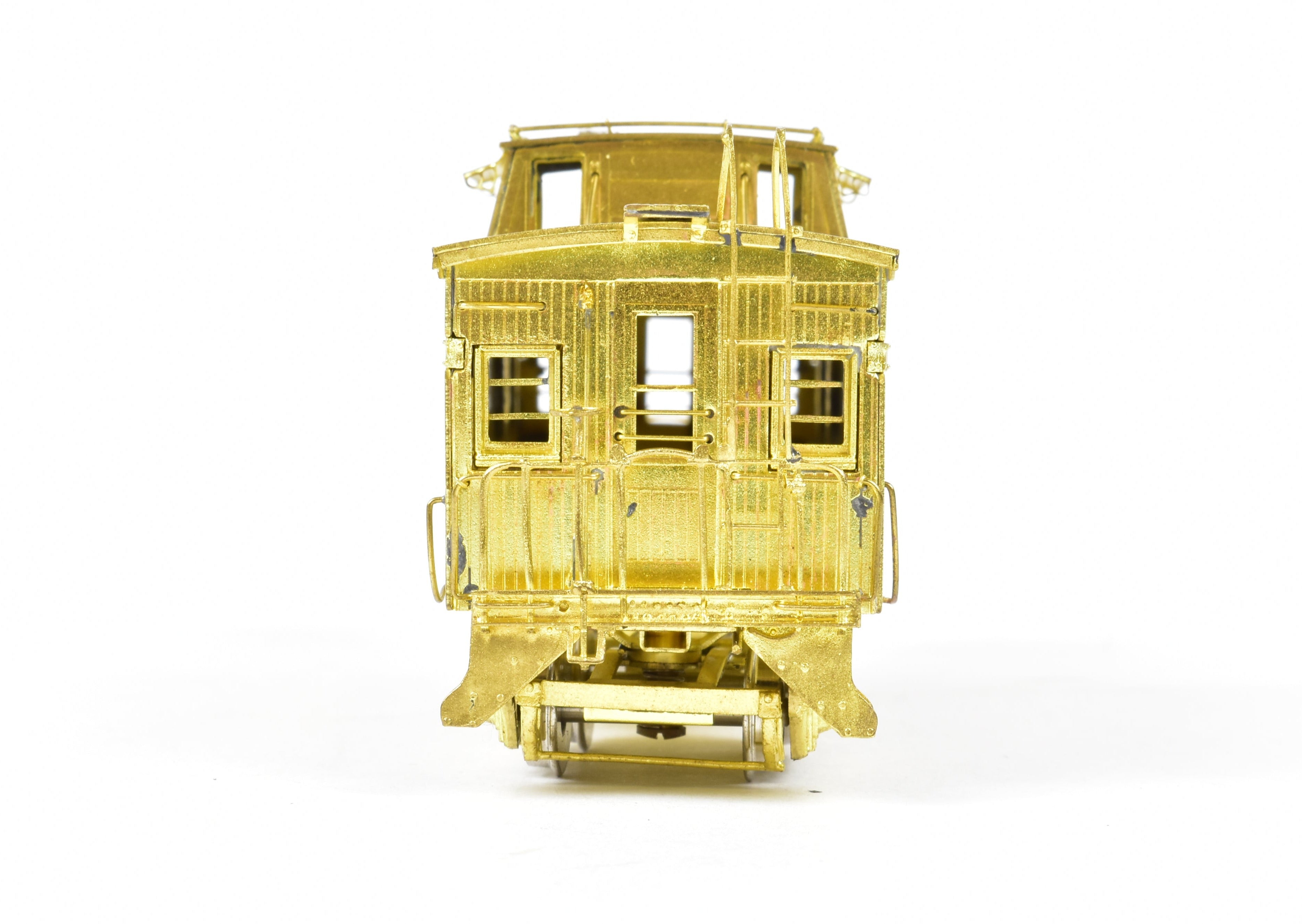 HO Scale Brass Union Pacific CA-1 Wood Caboose Model by OMI - Overland Models, Inc. with Original Ends and Wood Beam Trucks