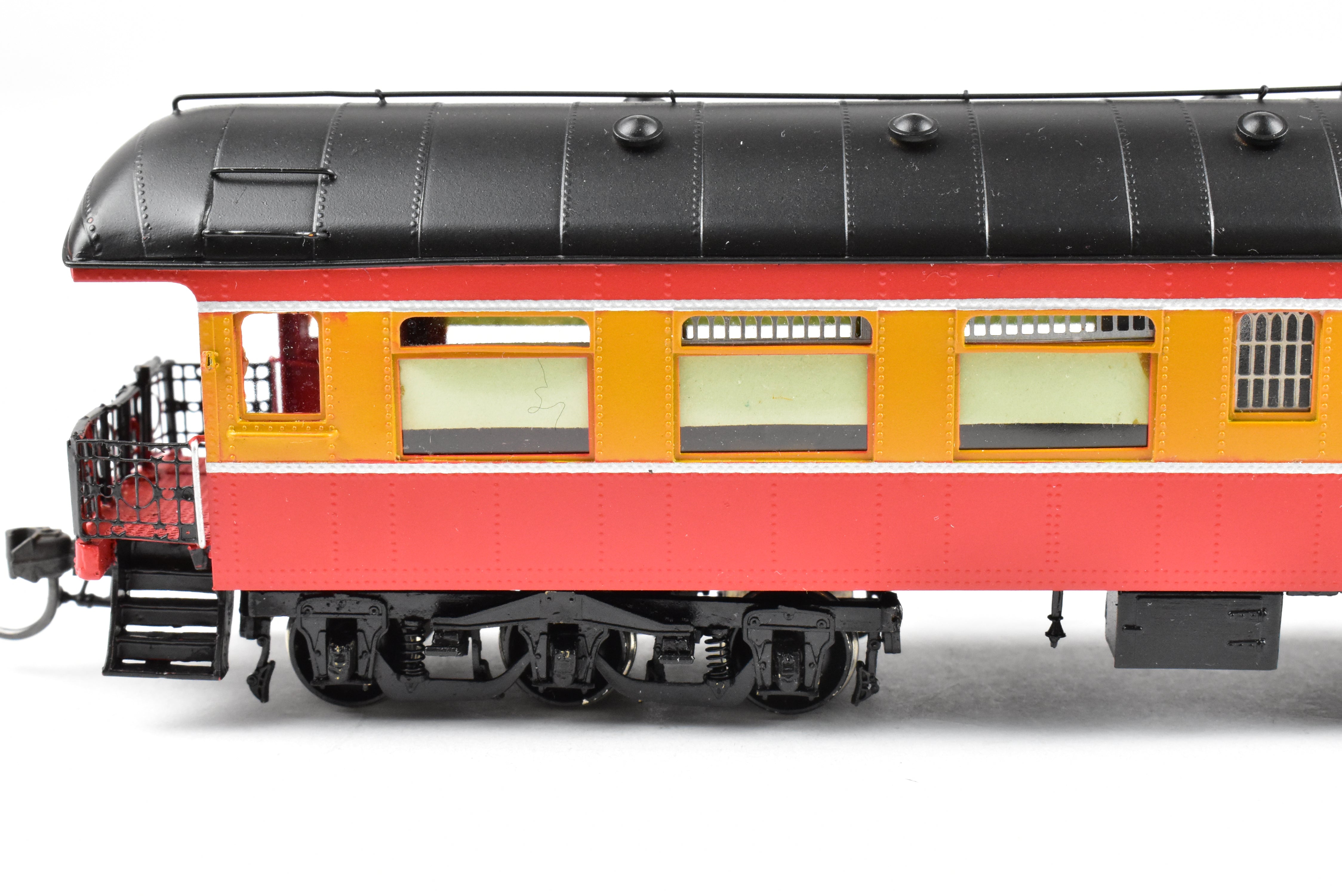 HO Scale Brass Precision Scale Co. Model - Southern Pacific Harriman CS 72' Observation Car of Class 70 - O - 1 in Daylight Scheme, Custom Painted and Lettered #2804