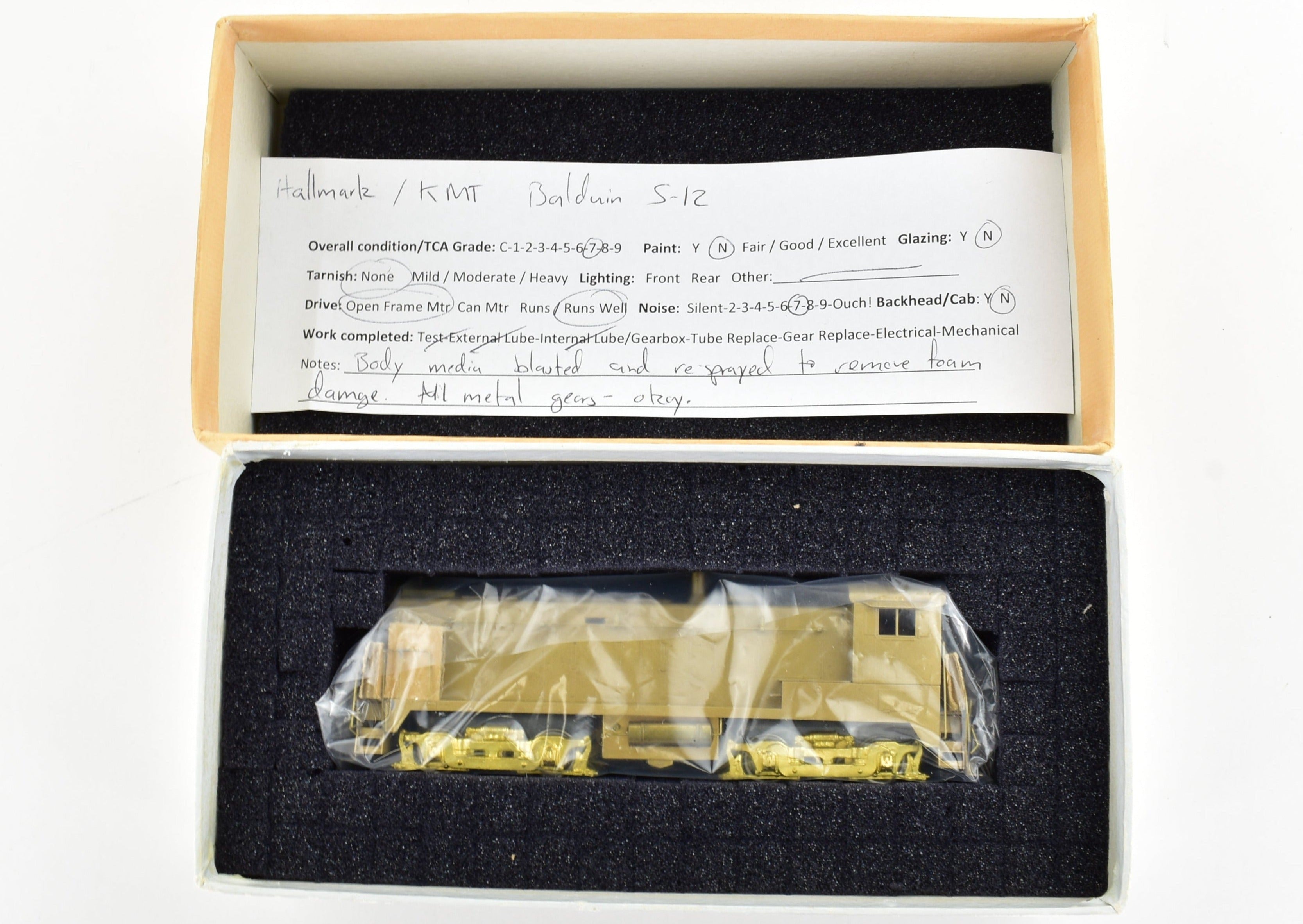 HO Scale Brass Baldwin S - 12 Diesel Switcher by Hallmark Models, Various Roads
