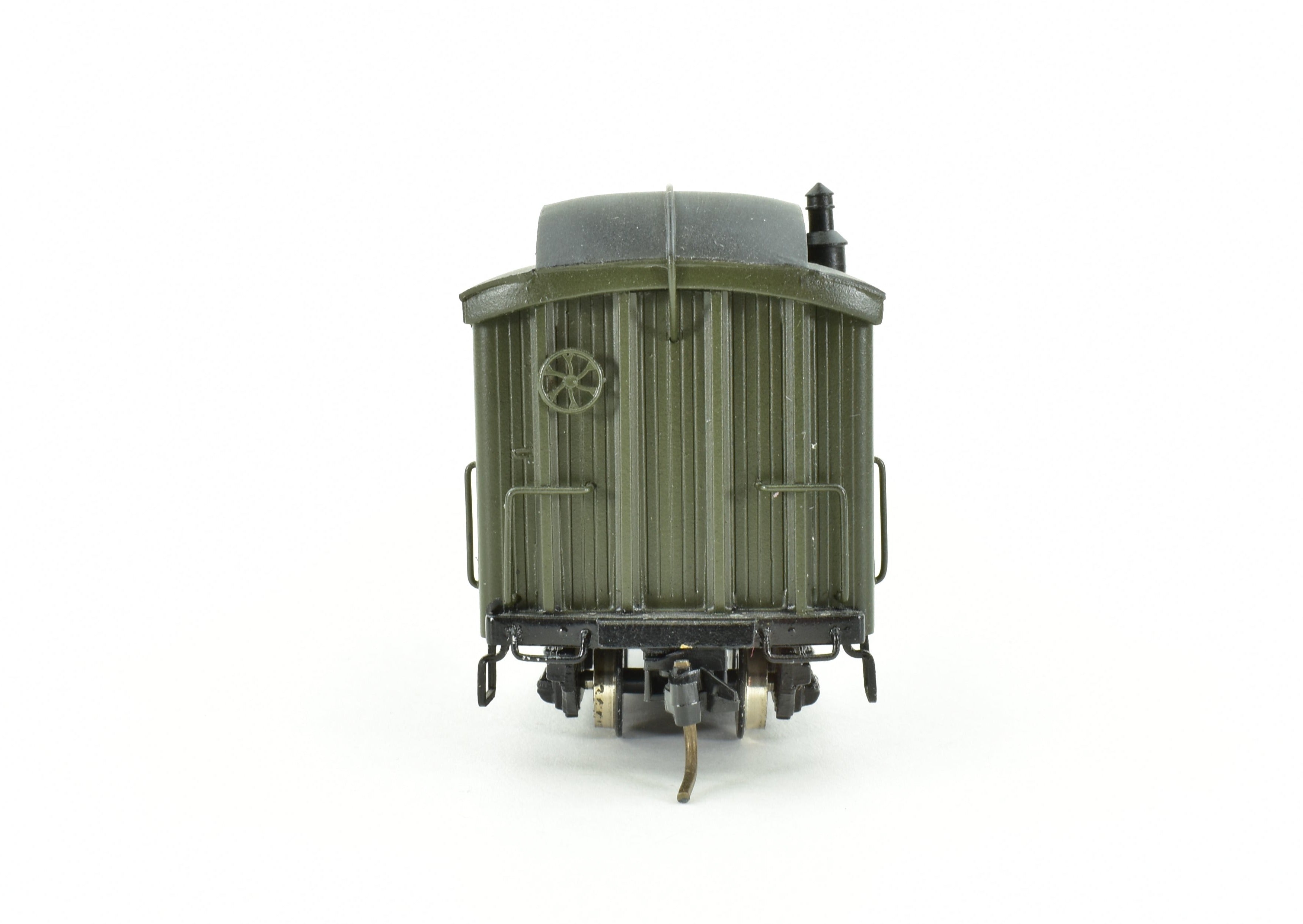 HOn3 Scale Custom-Painted Brass D&RGW - Denver & Rio Grande Western RPO Car by NJ Custom Brass, No Original Box