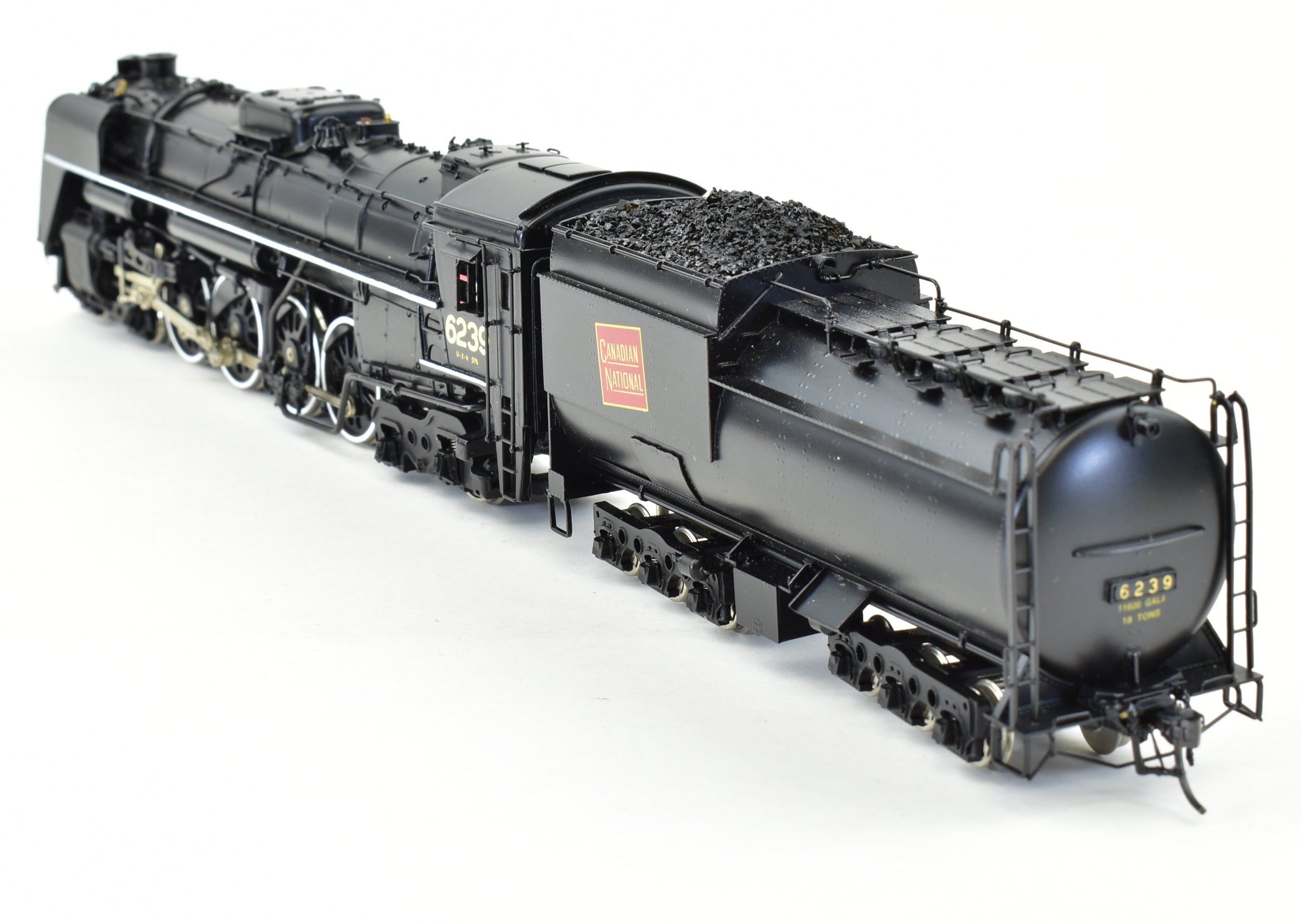 HO Scale Brass Model Train - Van Hobbies CNR (Canadian National Railway) 4-8-4 Class U-2-H Locomotive #6239 FP