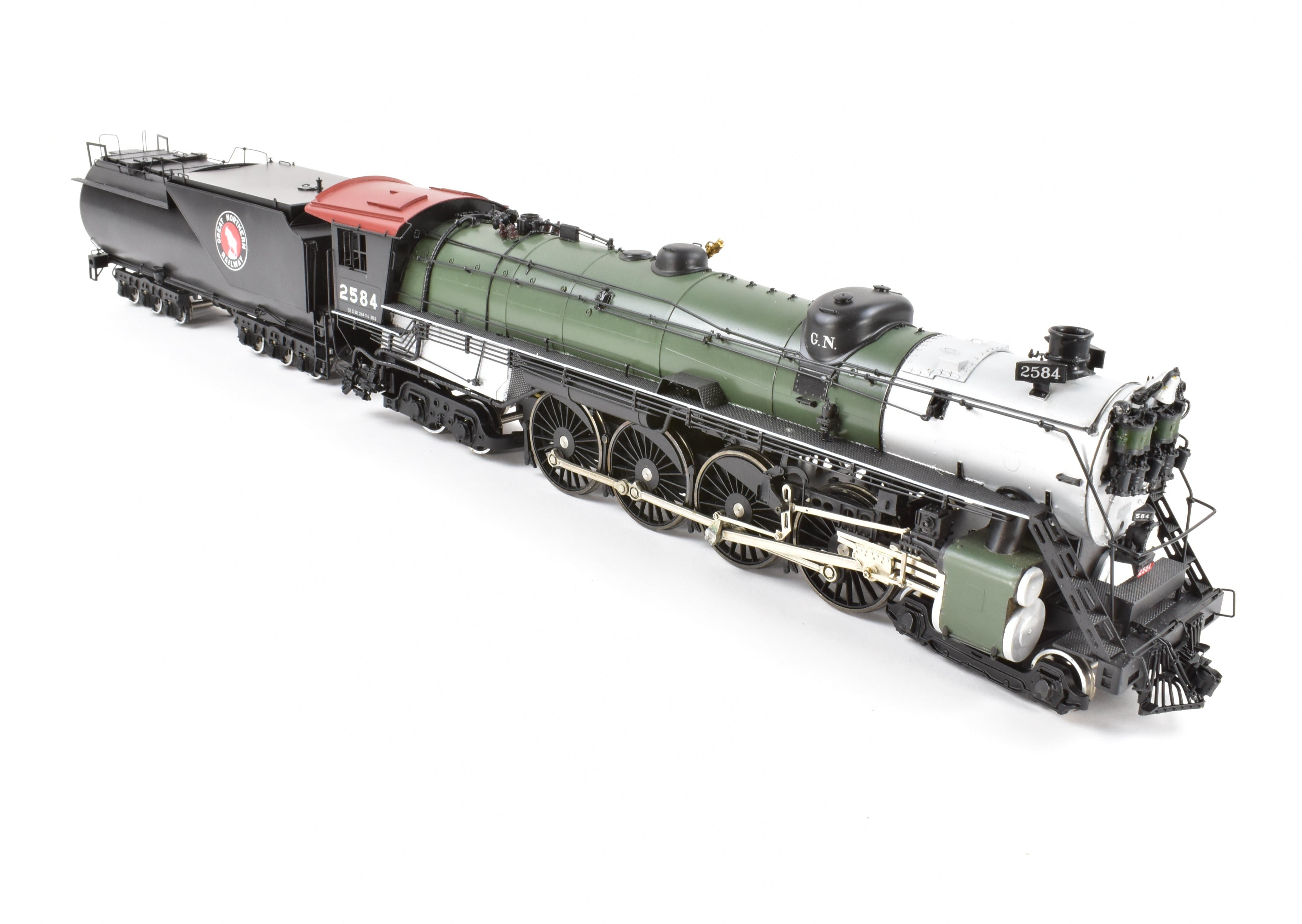 O Scale Brass Sunset Models GN Great Northern S - 2 Class 4 - 8 - 4 Factory - Painted No. 2584
