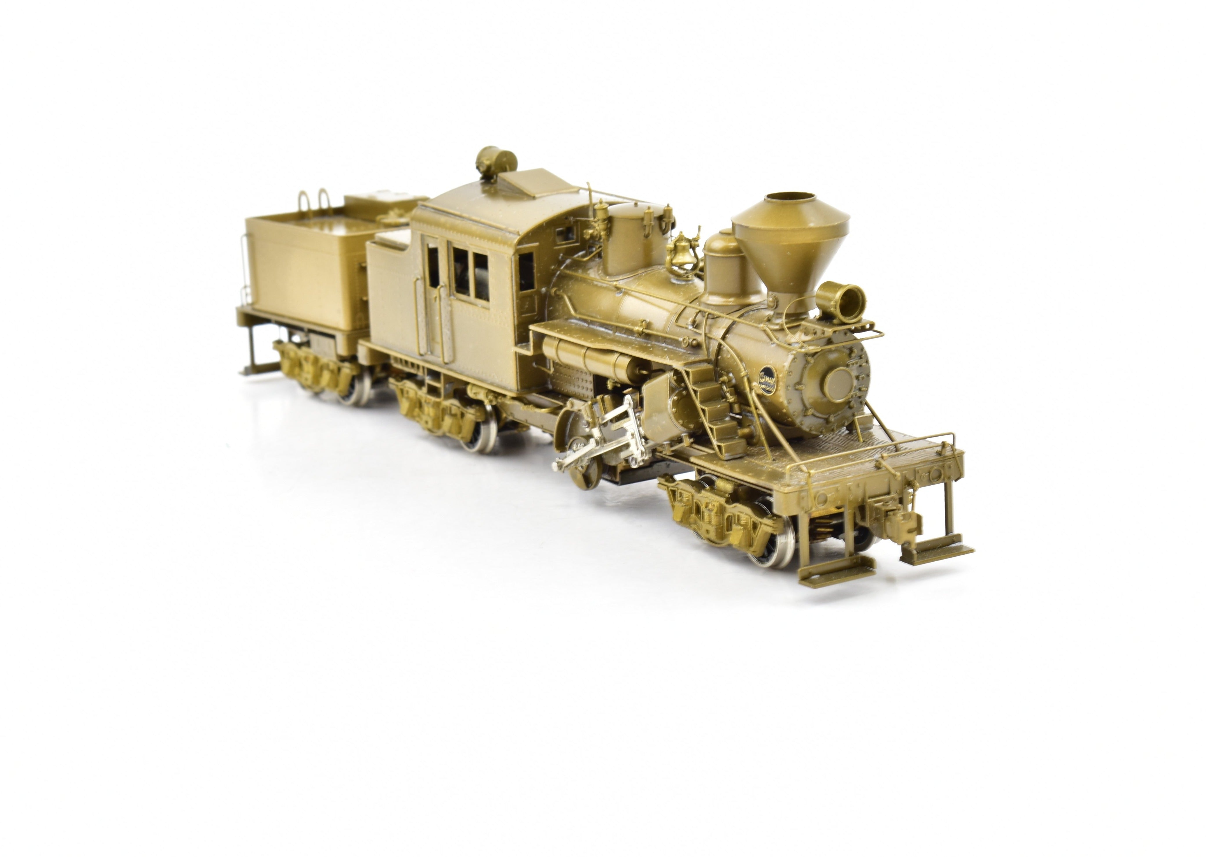 1980 HO Brass PFM - United Hillcrest Lumber Co. 3-Truck Logging Climax Geared Locomotive