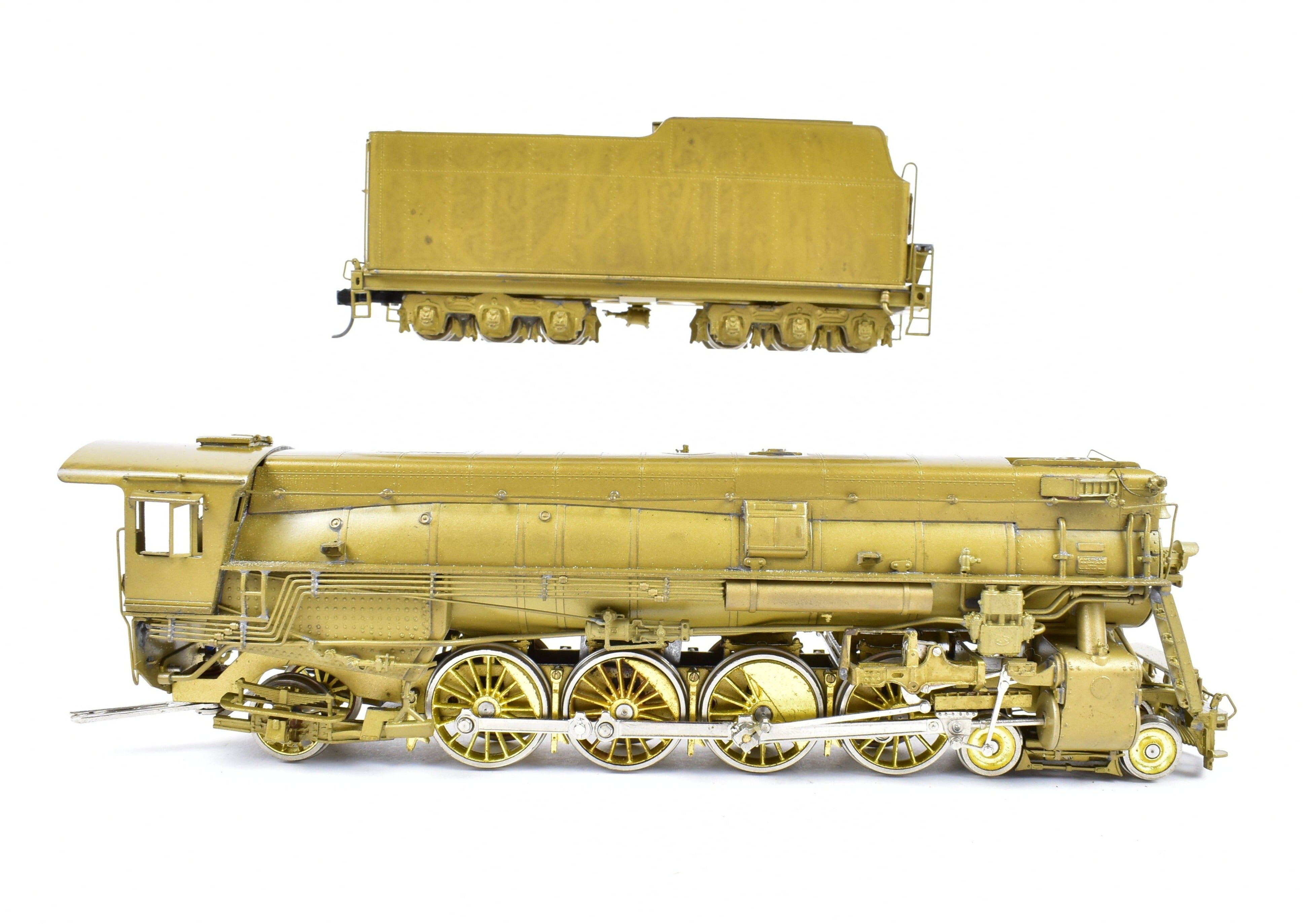 HO Scale Brass Alco Models Southern Pacific (SP) MT - 2 4 - 8 - 2 Steam Locomotive Model