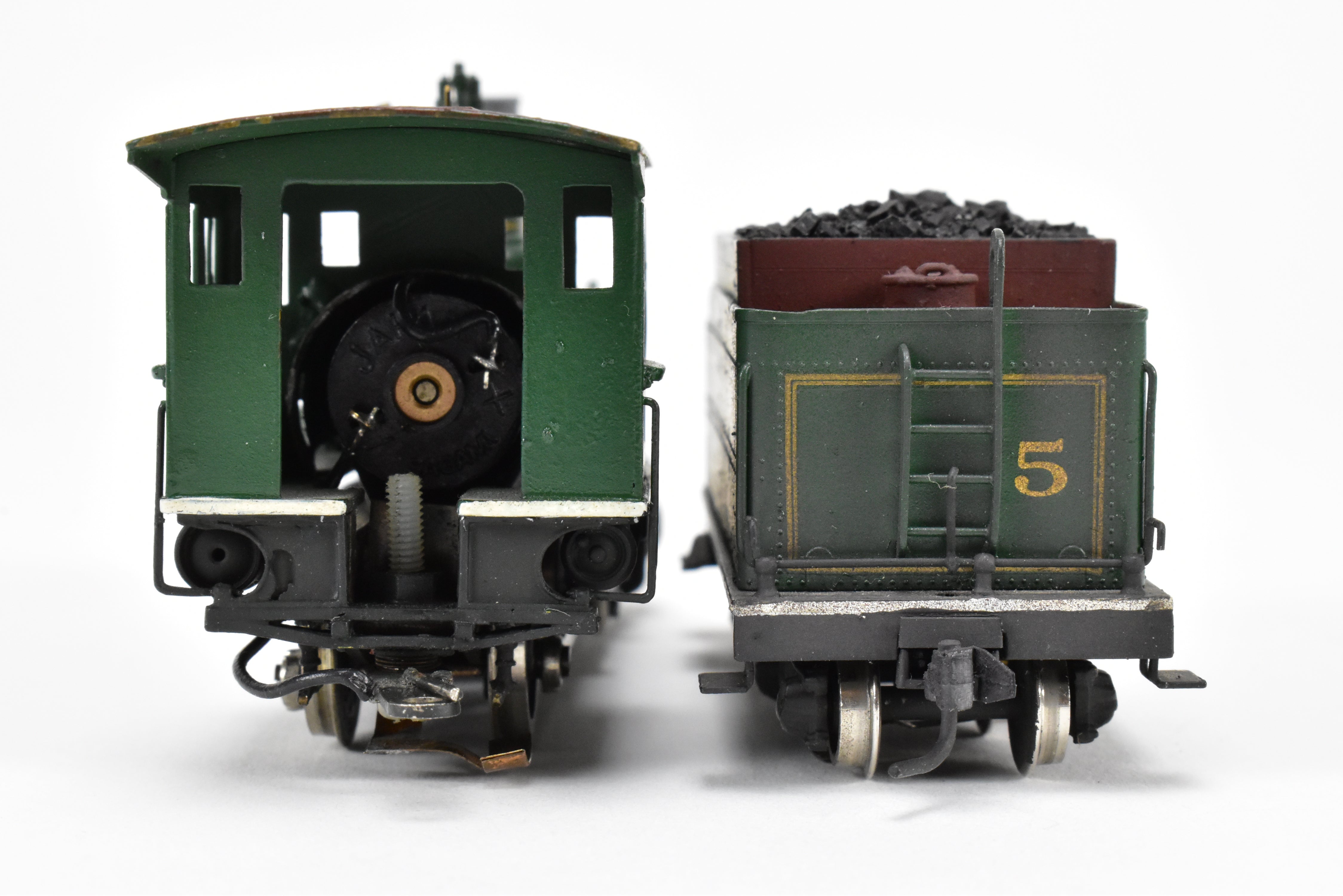 HOn3 Scale Brass Balboa D&RGW - Denver & Rio Grande Western T-12 4-6-0 Custom Built Locomotive with CP Private Road SG&S #5 and FED Tender, Featuring Can Motor Upgrade (AS-IS Condition)