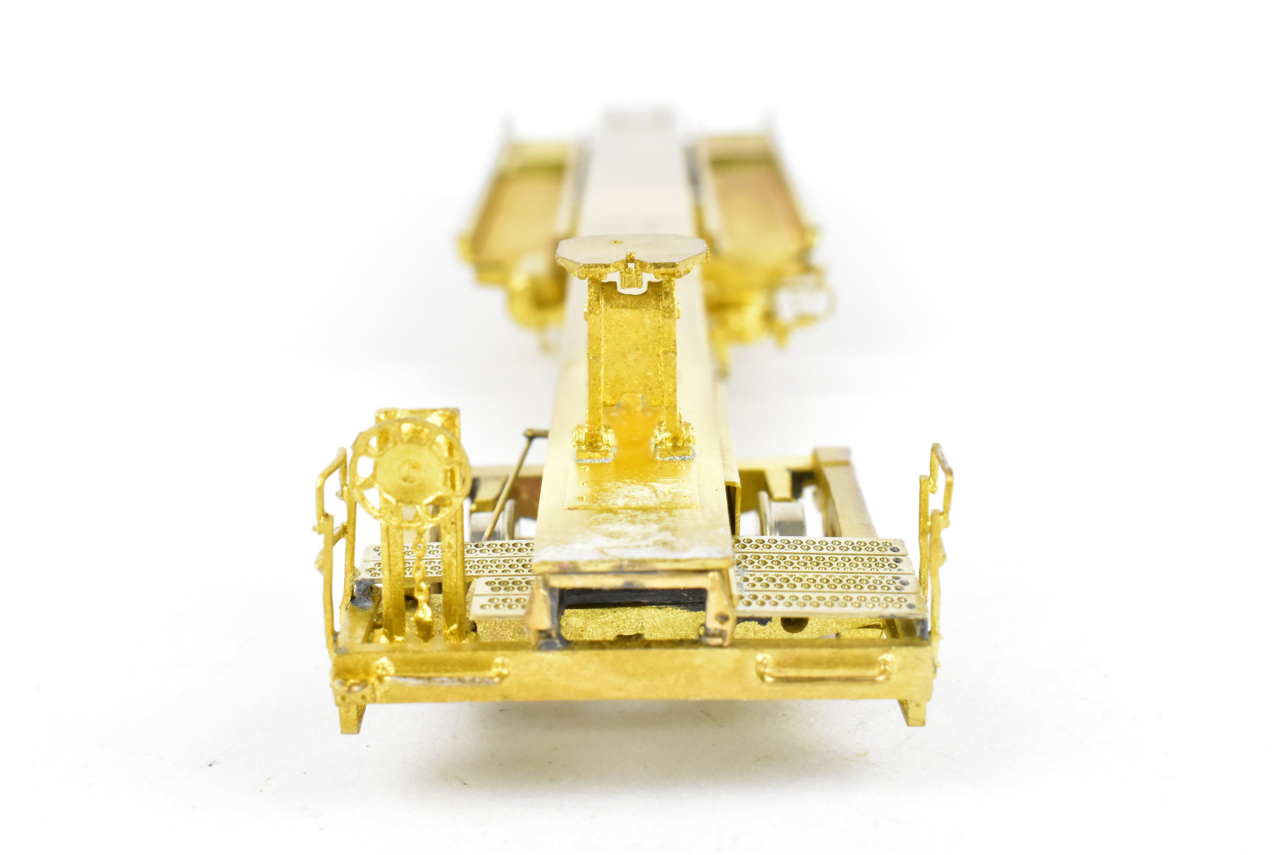HO Brass OMI 50' TOFC Car TTUX 121046 with National Unitruck