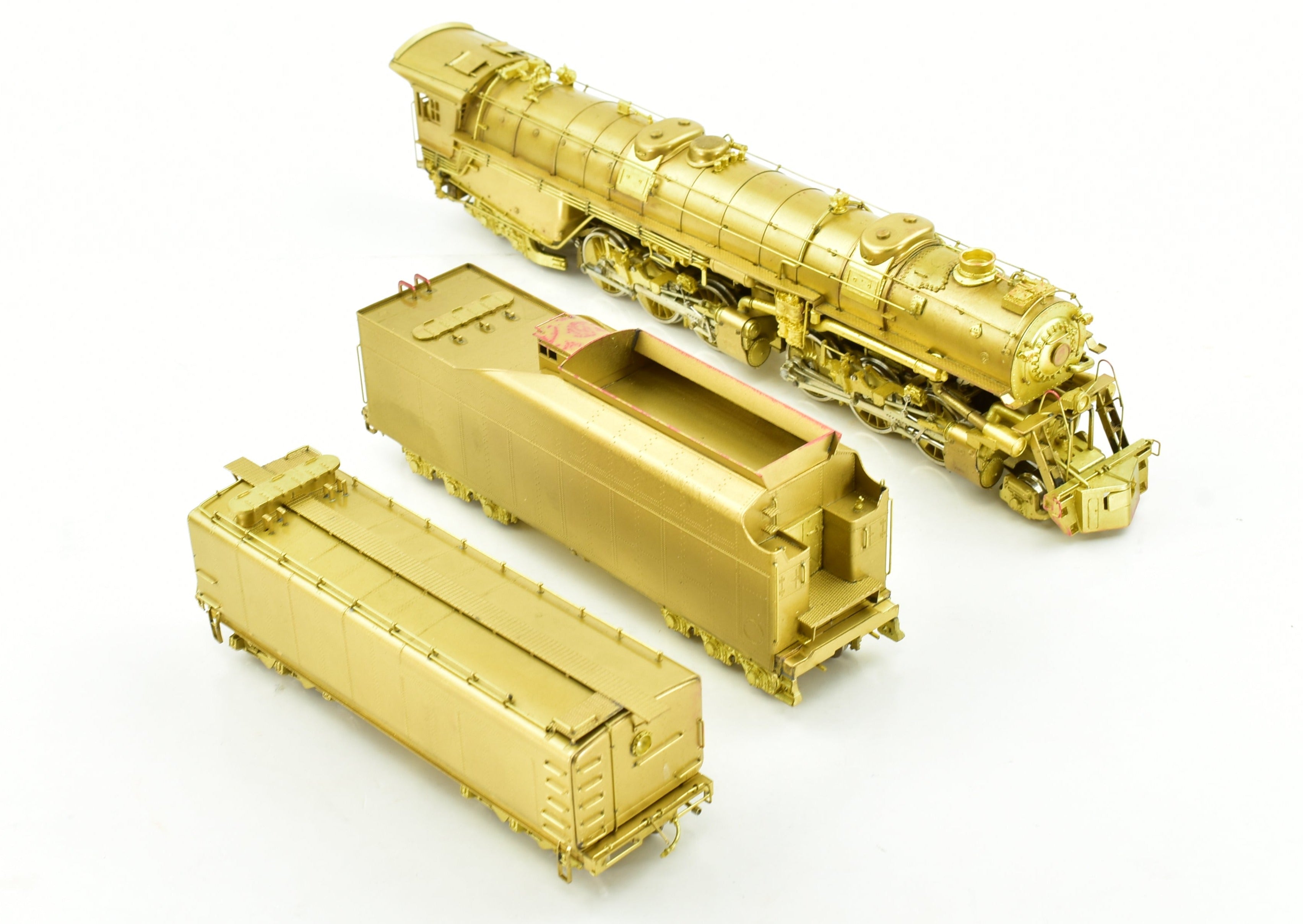 HO Scale Brass Model Train Key Imports Norfolk & Western Class A 2-6-6-4 Steam Locomotive with Auxiliary Water Car
