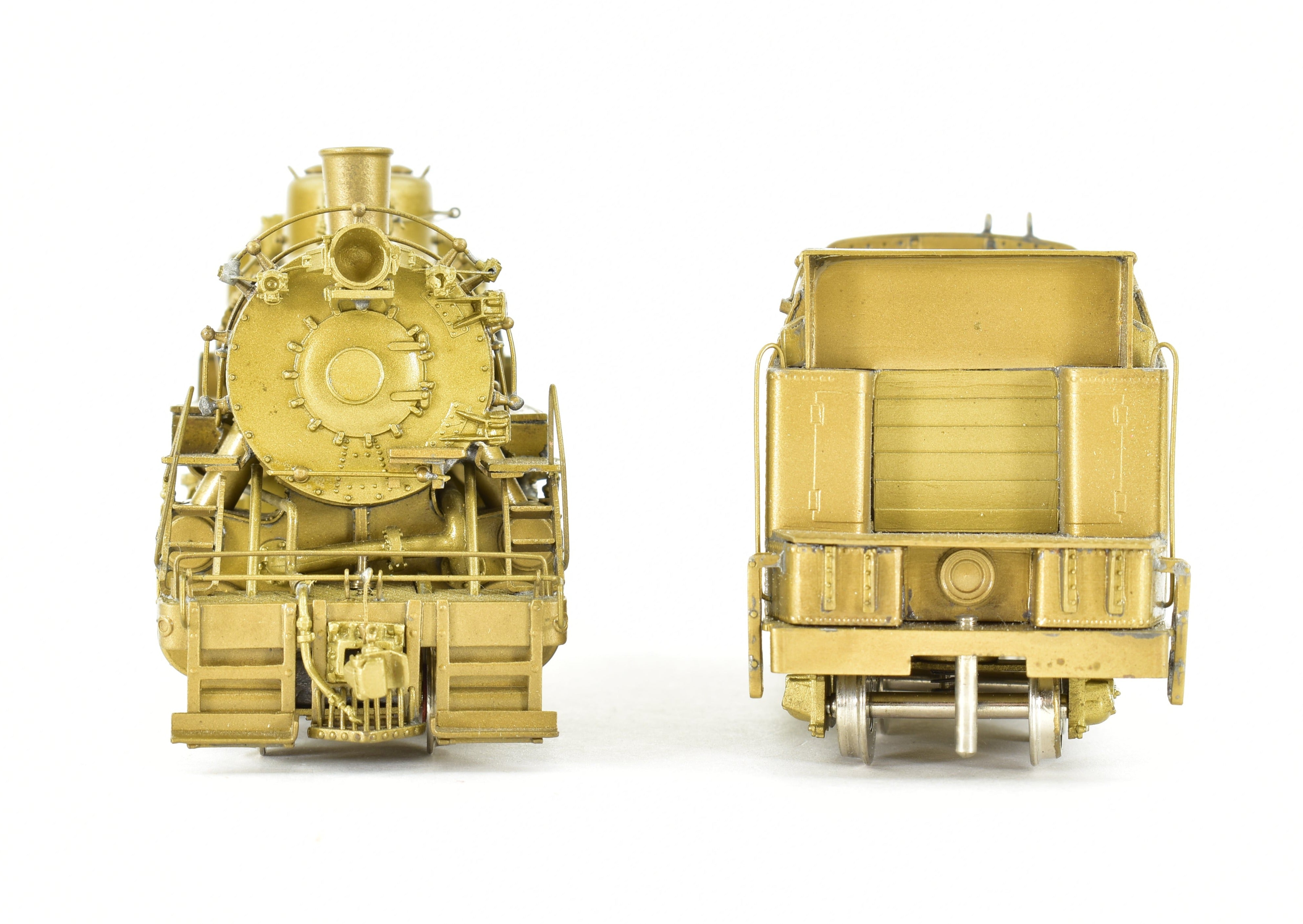 HO Scale Brass Model of Oriental Limited CB&Q - Burlington Route O - 1a 2 - 8 - 2 Steam Locomotive