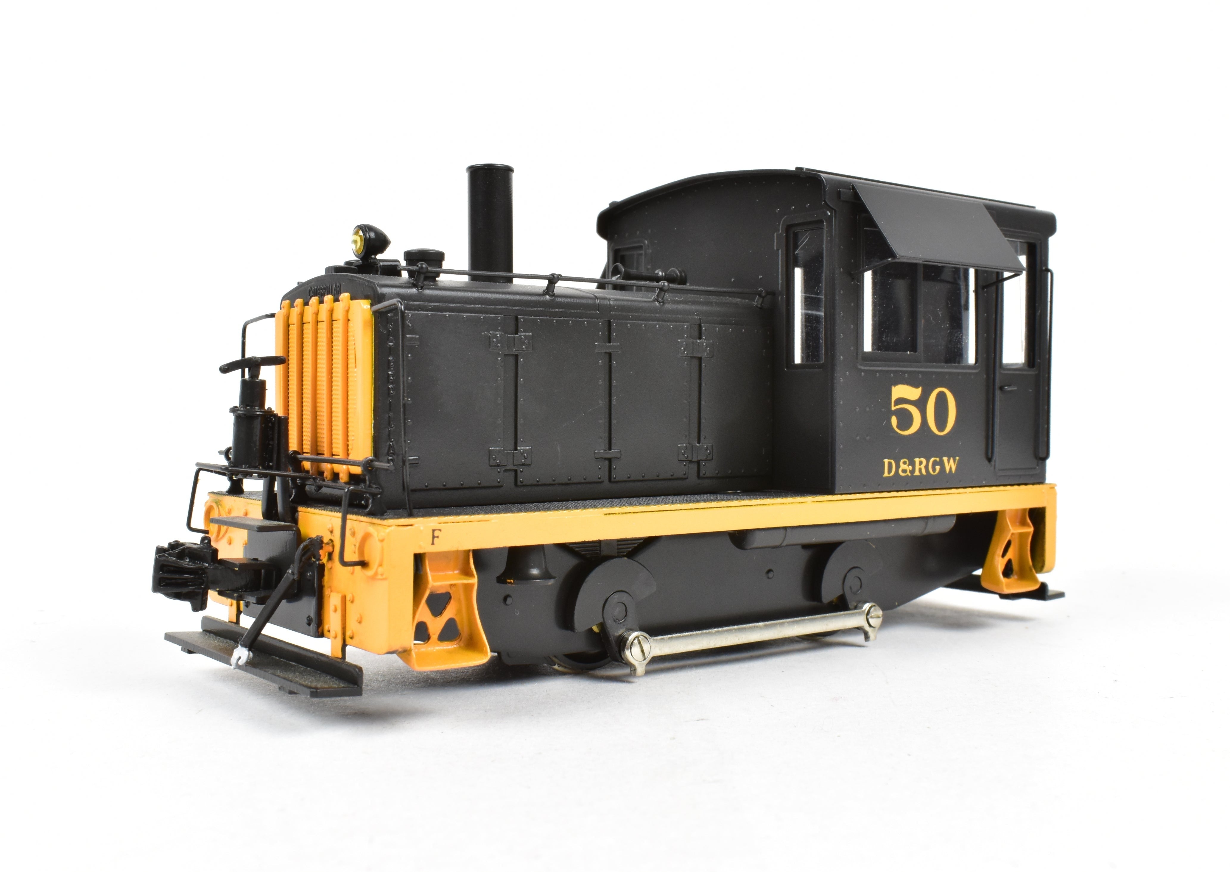 1971 Pro - Painted On3 Brass PFM Denver & Rio Grande Western Diesel Switcher #50