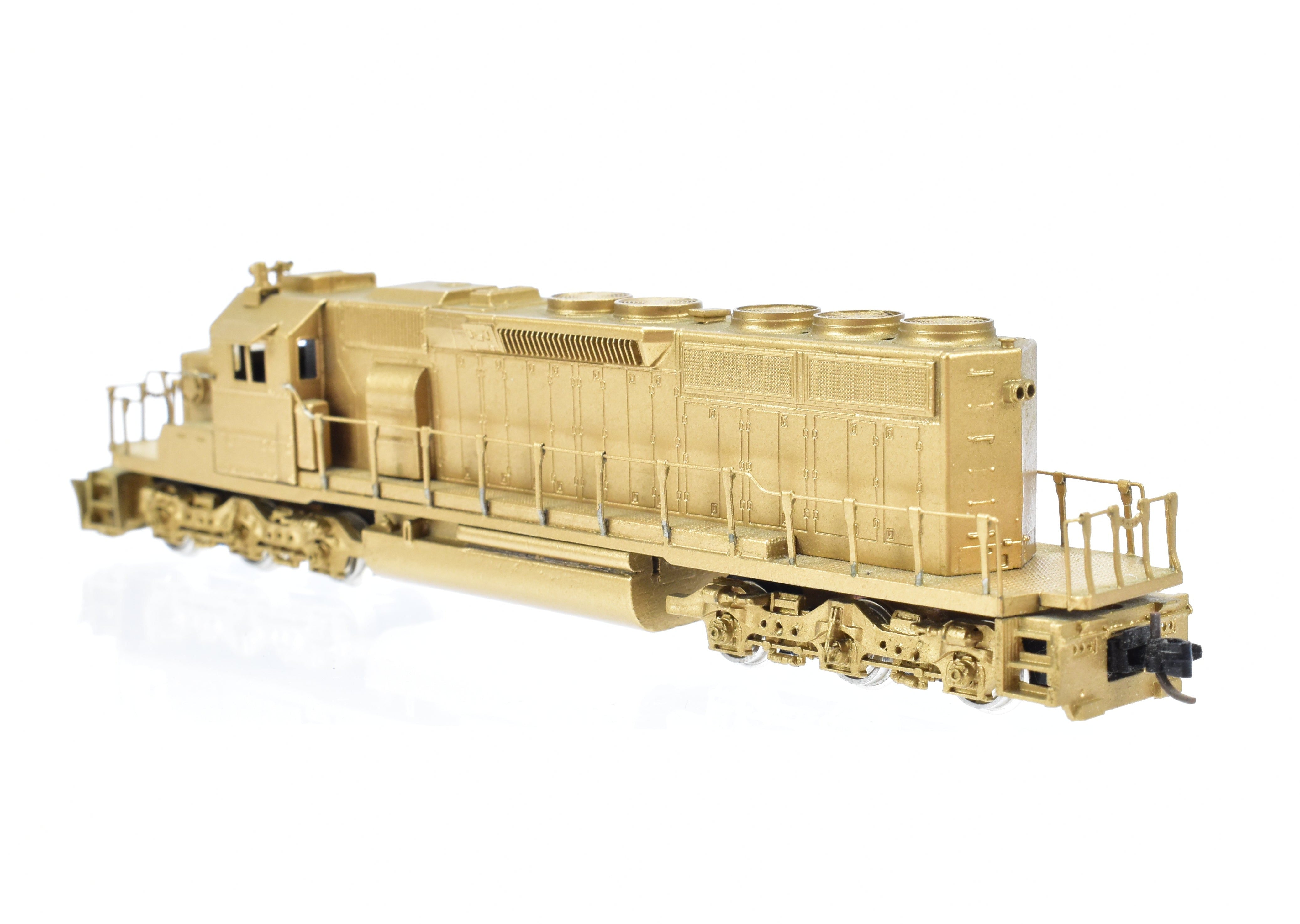 Unpainted N Scale Brass Key Imports AT&SF Santa Fe EMD SD40 - 2 Medium Nose Model