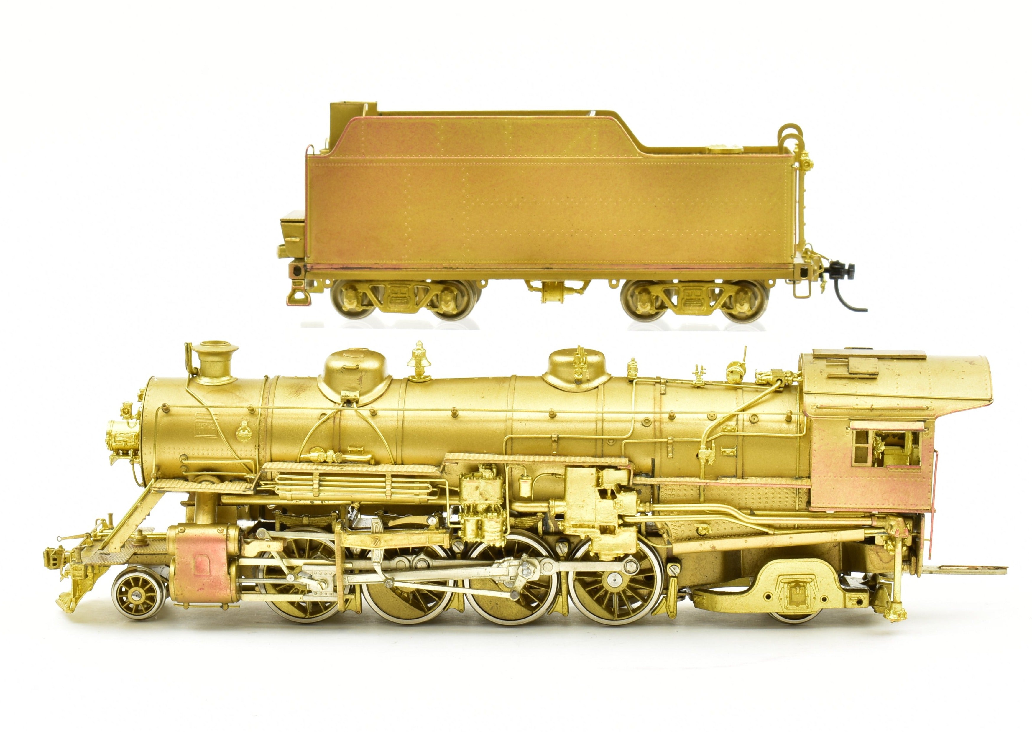 HO Scale Brass Key Imports Model of Nashville Chattanooga & St. Louis #650 2-8-2 Mikado Steam Locomotive