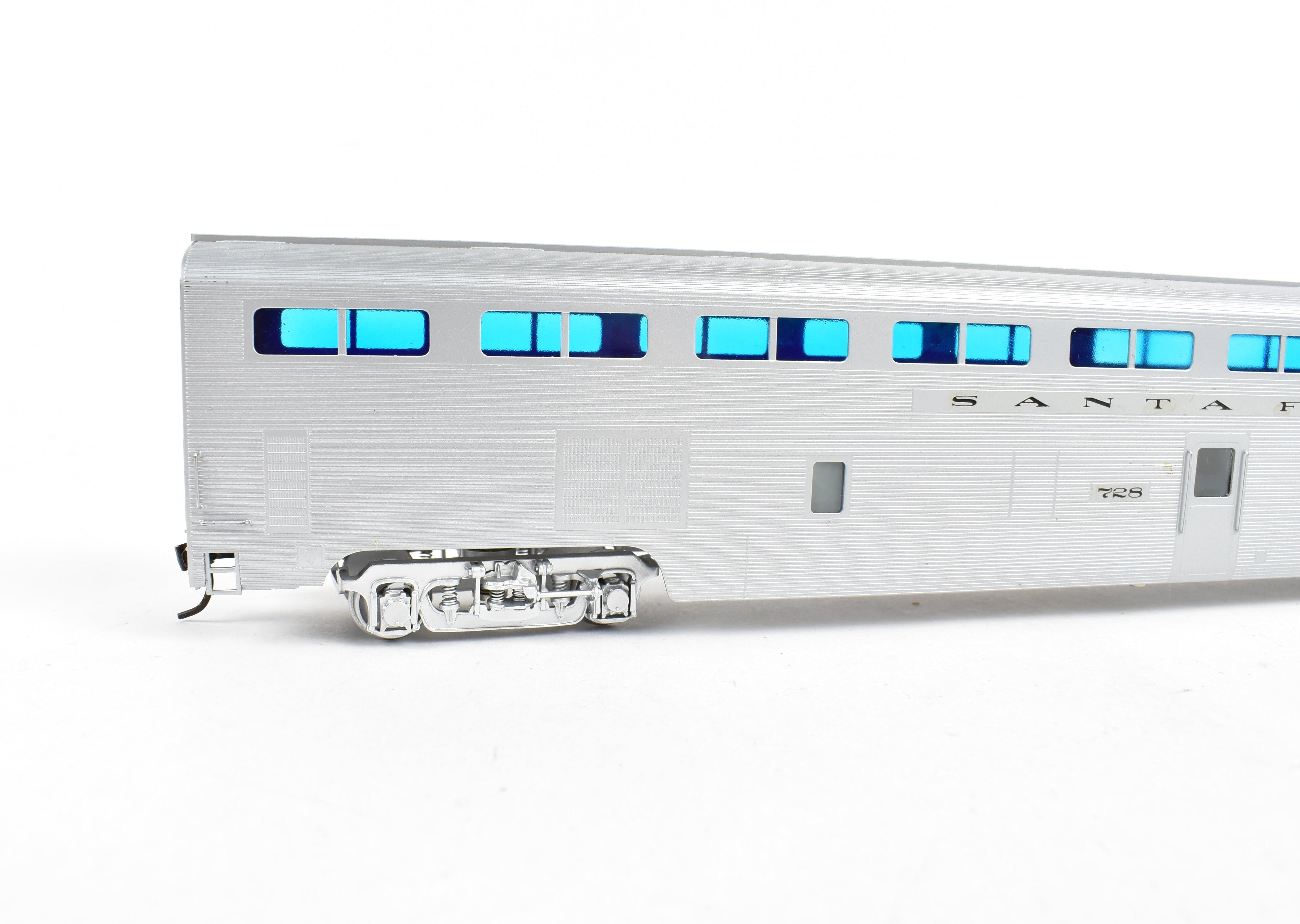 Custom Finished HO Brass Hallmark ATSF Santa Fe 700 Series High - Level Chair Car