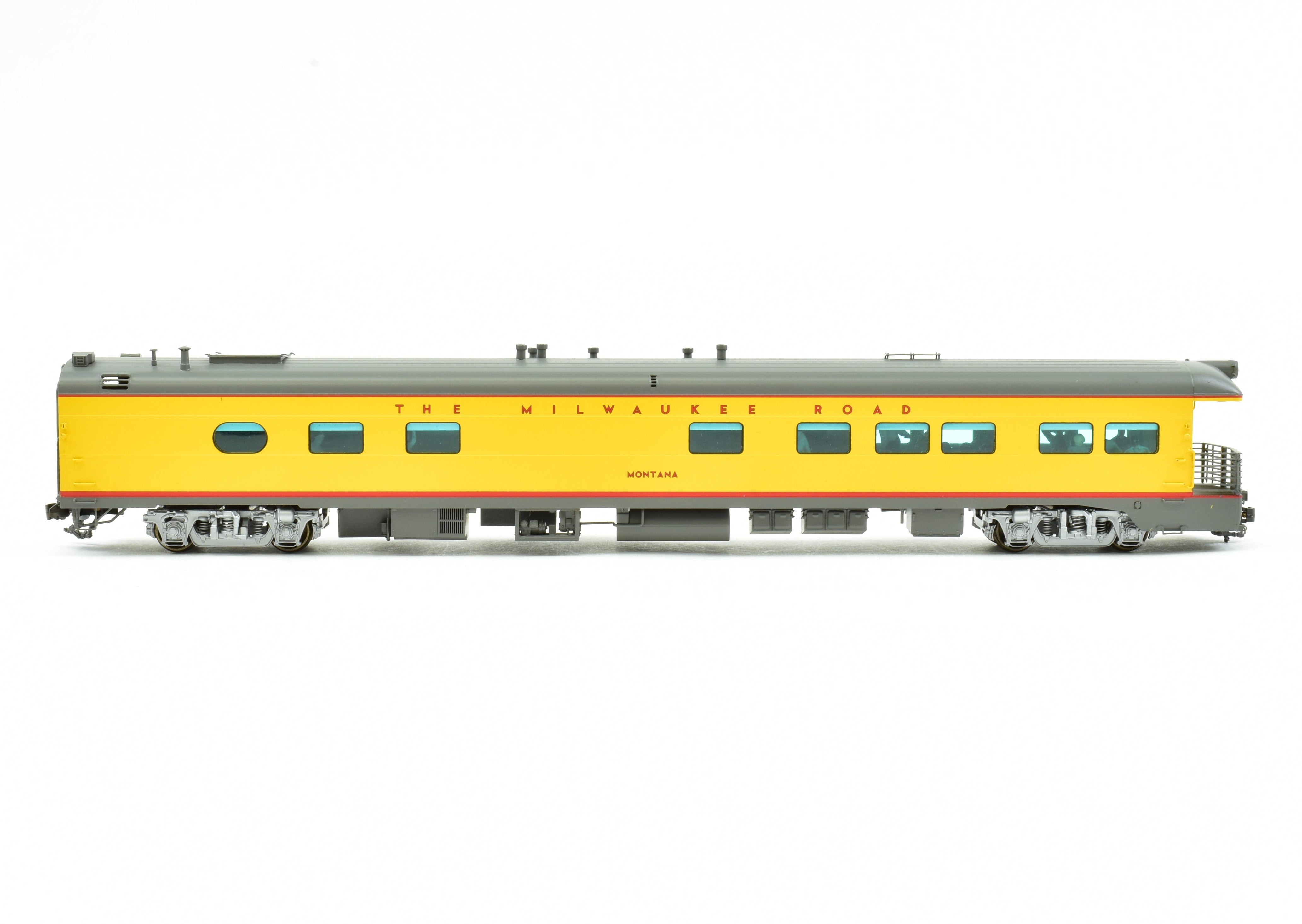 1957 HO Brass Milwaukee Road Business Car 'Montana' Factory Painted by Railway Classics