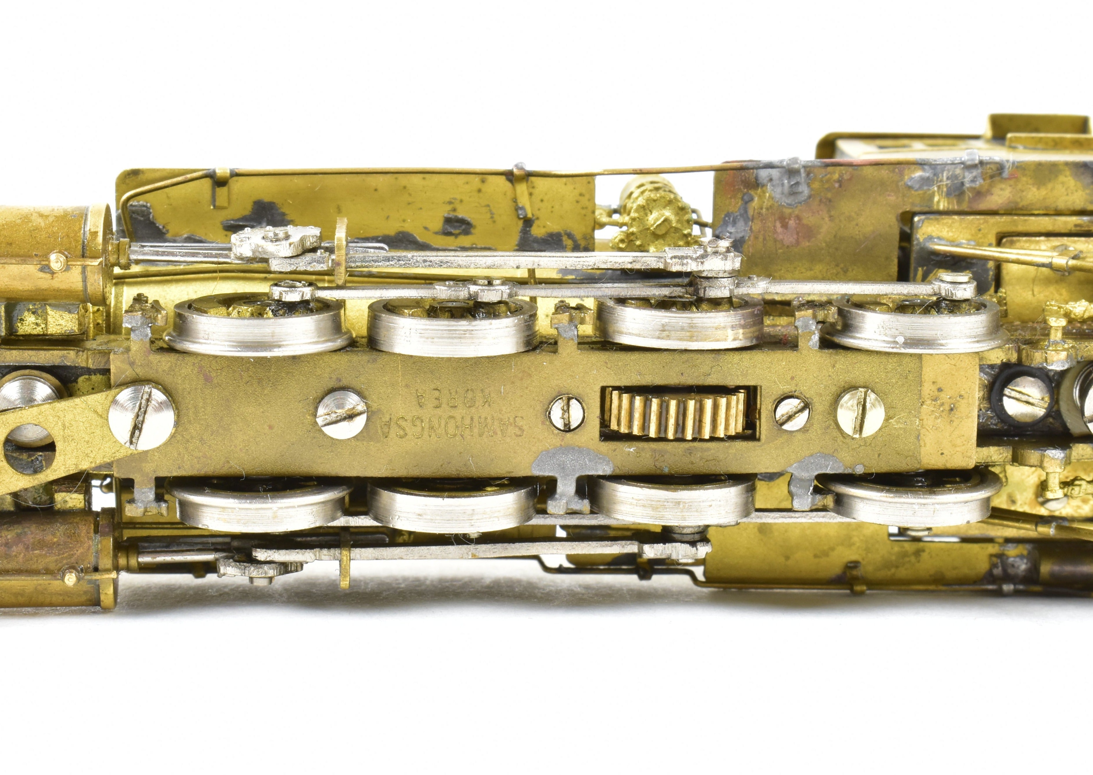 HOn3 Scale Brass Model Train - Key Imports RGS Rio Grande Southern C - 17 No. 42 2 - 8 - 0 Consolidation with Re - Motored Mechanism