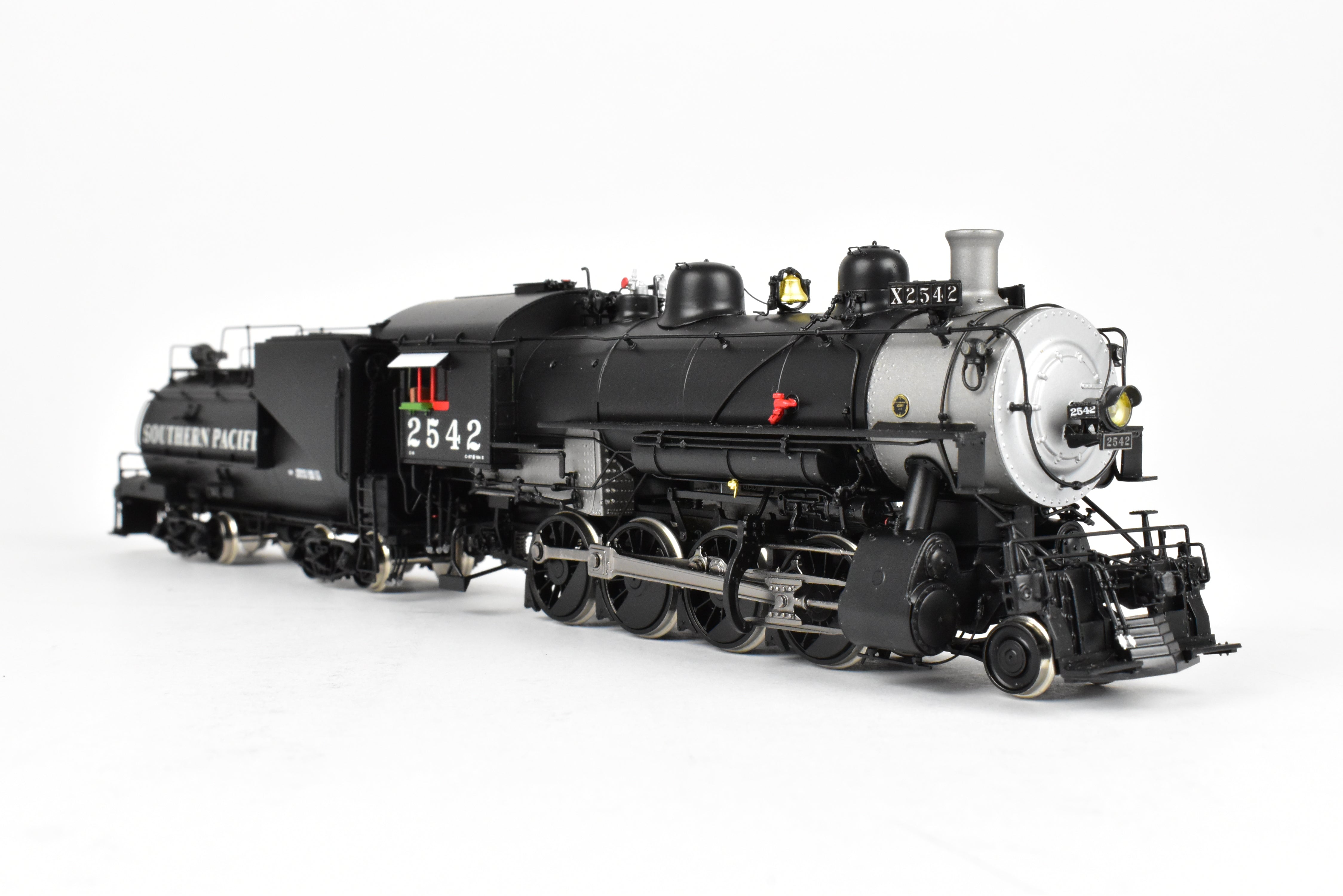 High - Quality HO Scale Brass Steam Locomotive - Challenger Imports SP Southern Pacific Class C - 9 2 - 8 - 0 Front Pilot Engine #2542